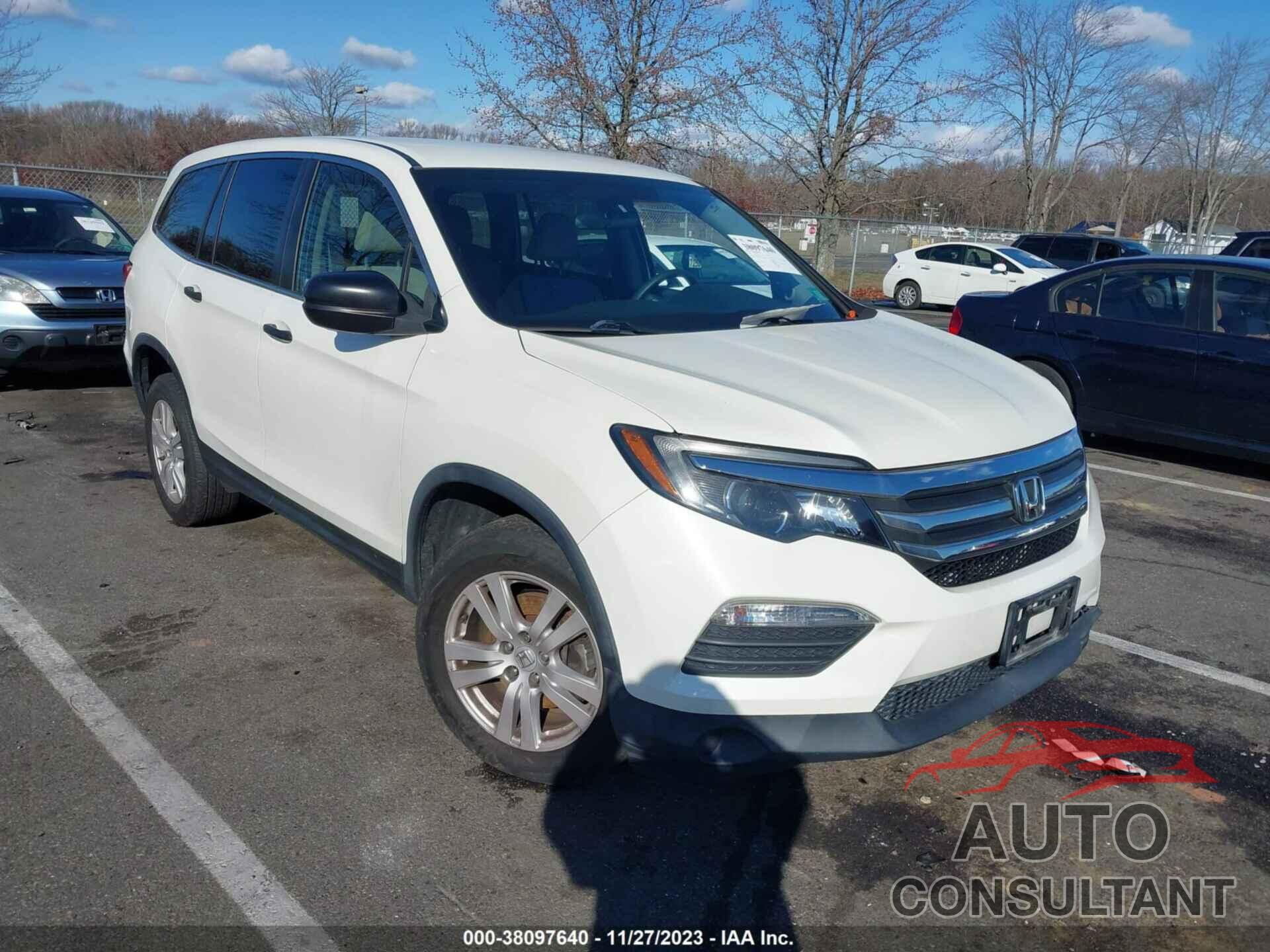 HONDA PILOT 2016 - 5FNYF6H12GB118726