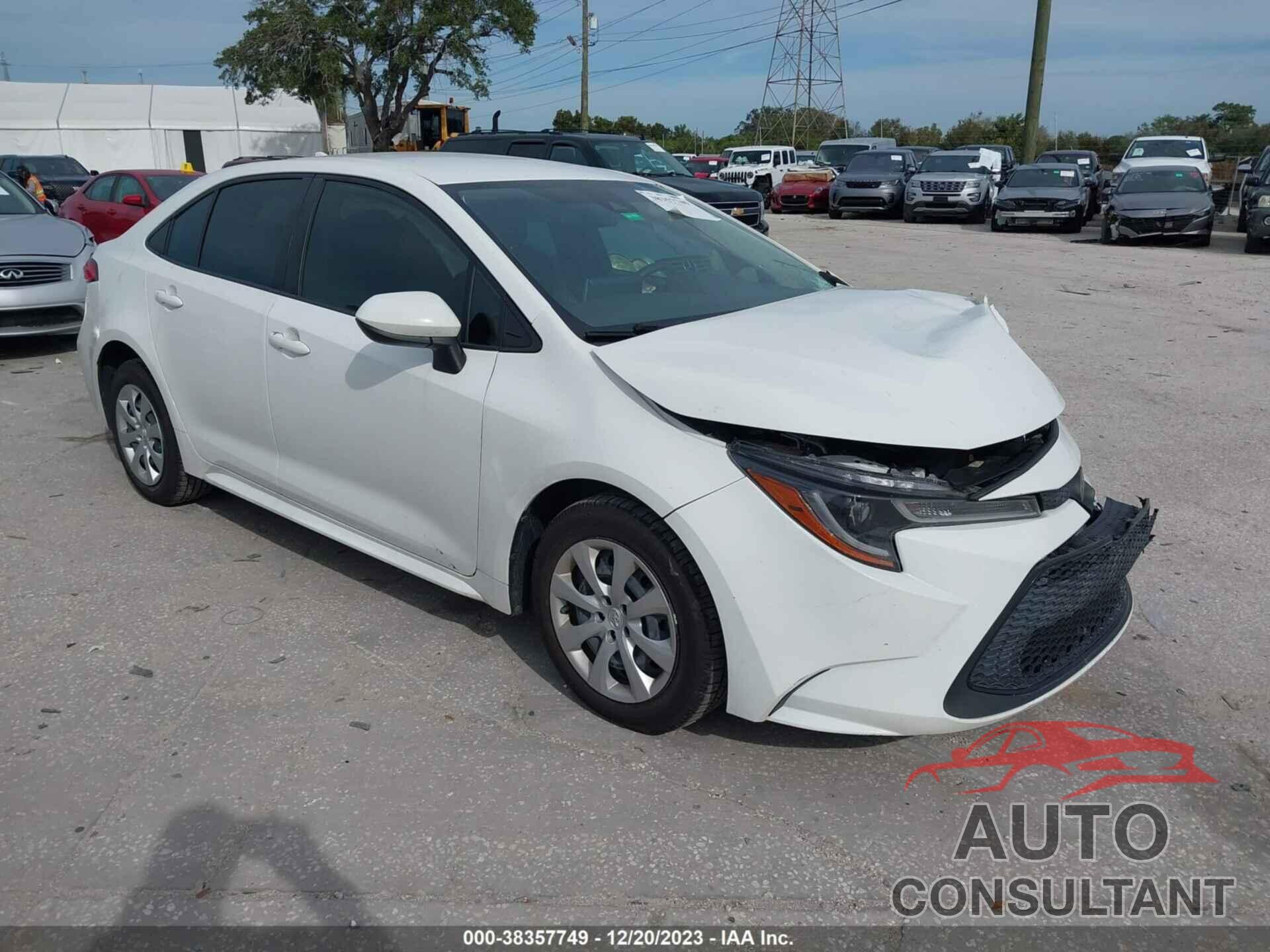 TOYOTA COROLLA 2020 - JTDEPRAE1LJ030736