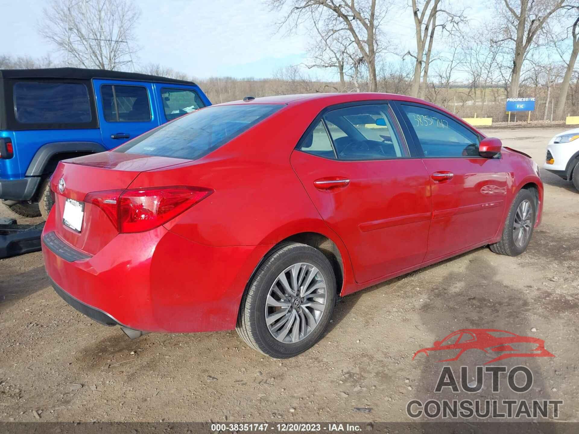 TOYOTA COROLLA 2017 - 5YFBURHE4HP660853