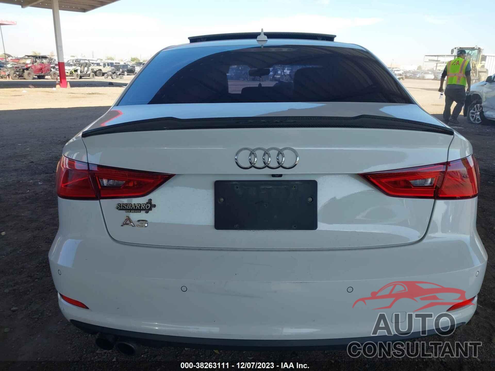 AUDI A3 2016 - WAUA7GFF1G1054512