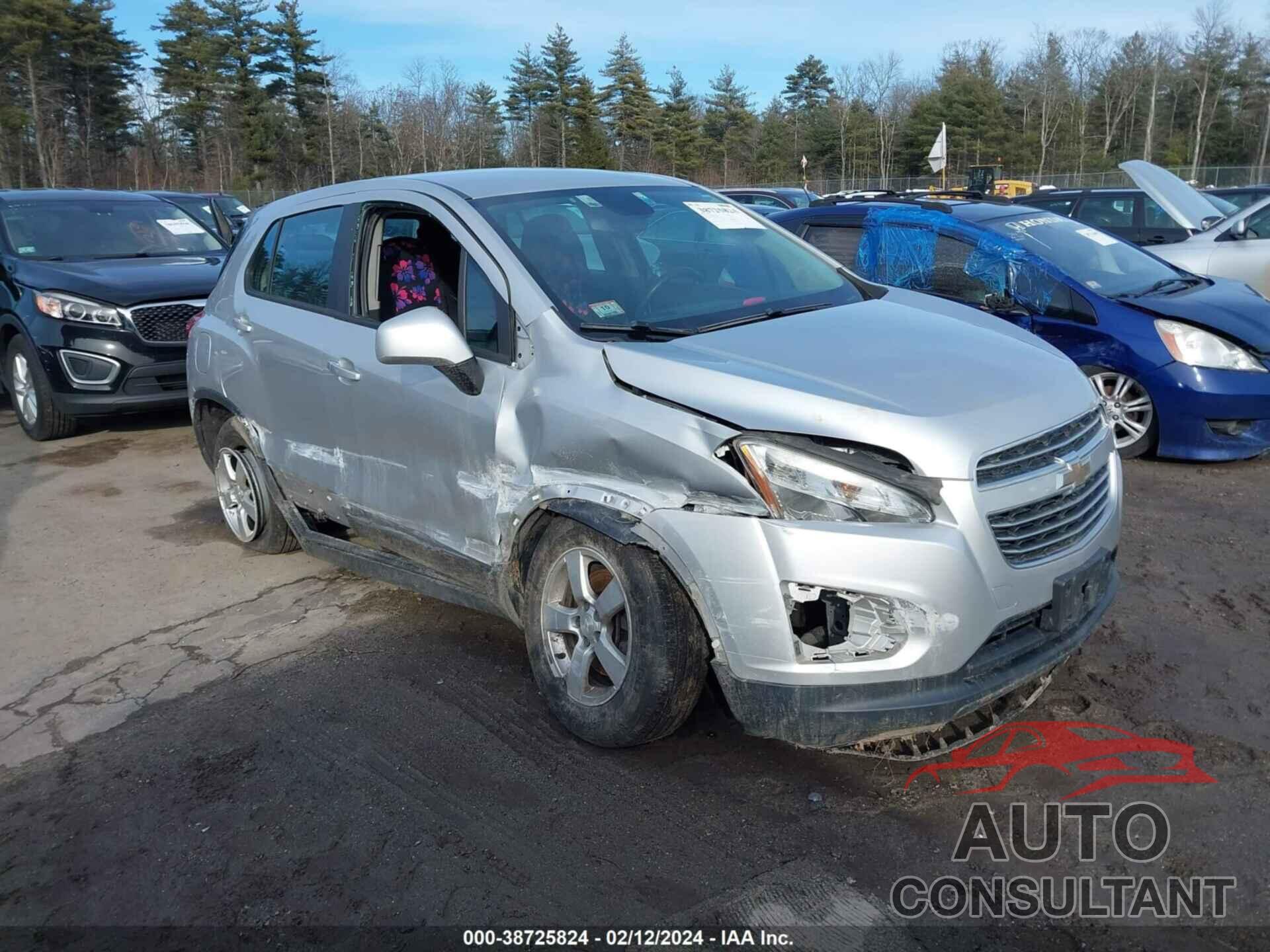 CHEVROLET TRAX 2016 - 3GNCJNSB0GL258822