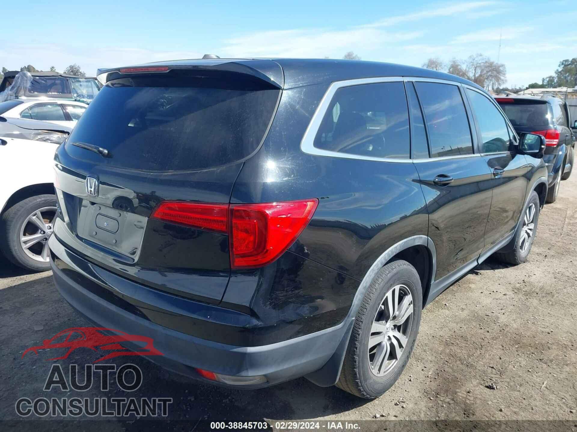 HONDA PILOT 2017 - 5FNYF5H51HB022603