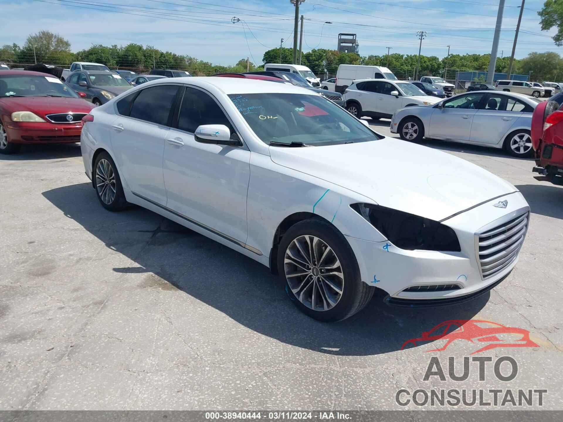 HYUNDAI GENESIS 2016 - KMHGN4JE3GU112484