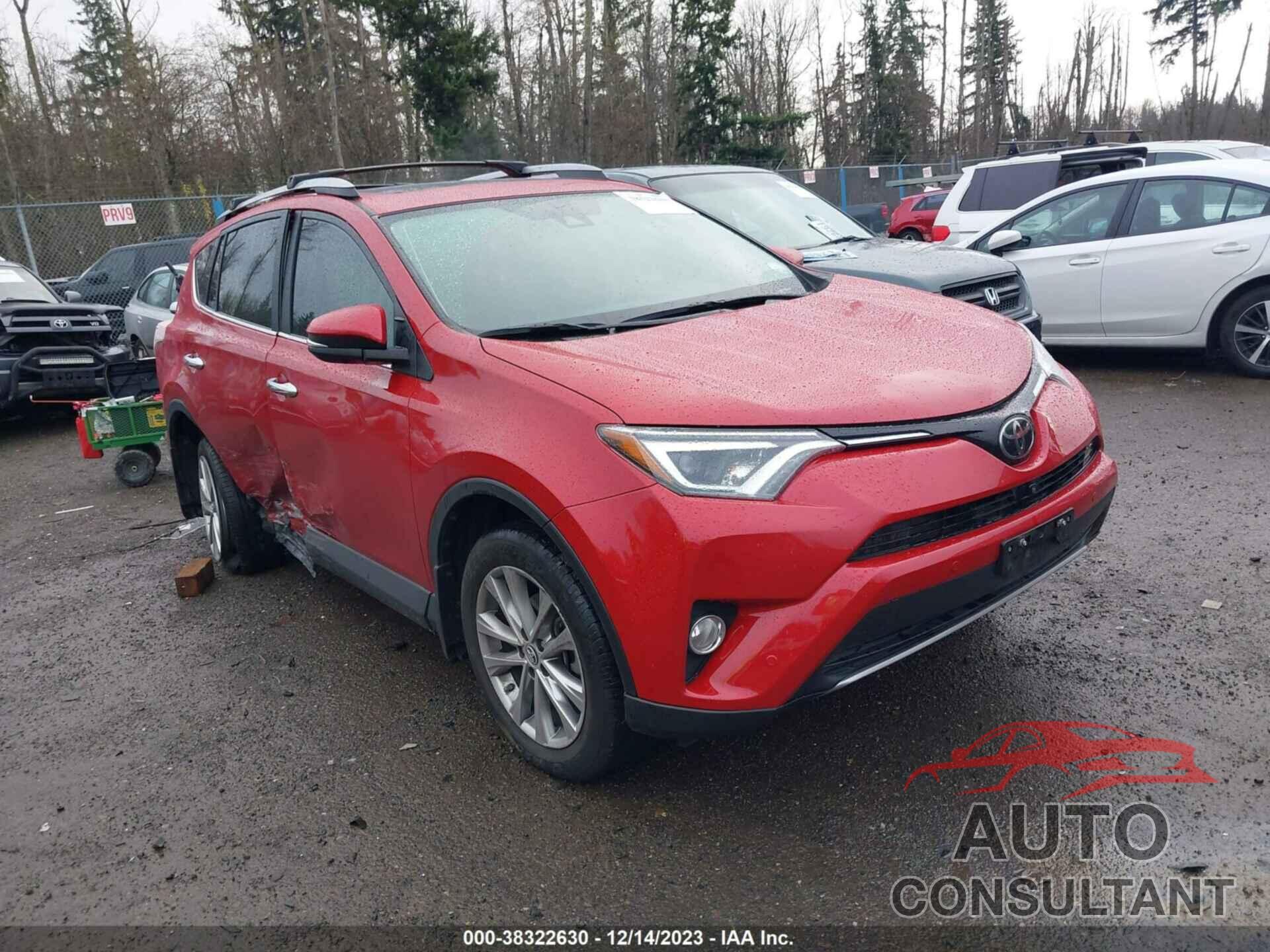 TOYOTA RAV4 2017 - 2T3DFREV7HW558329