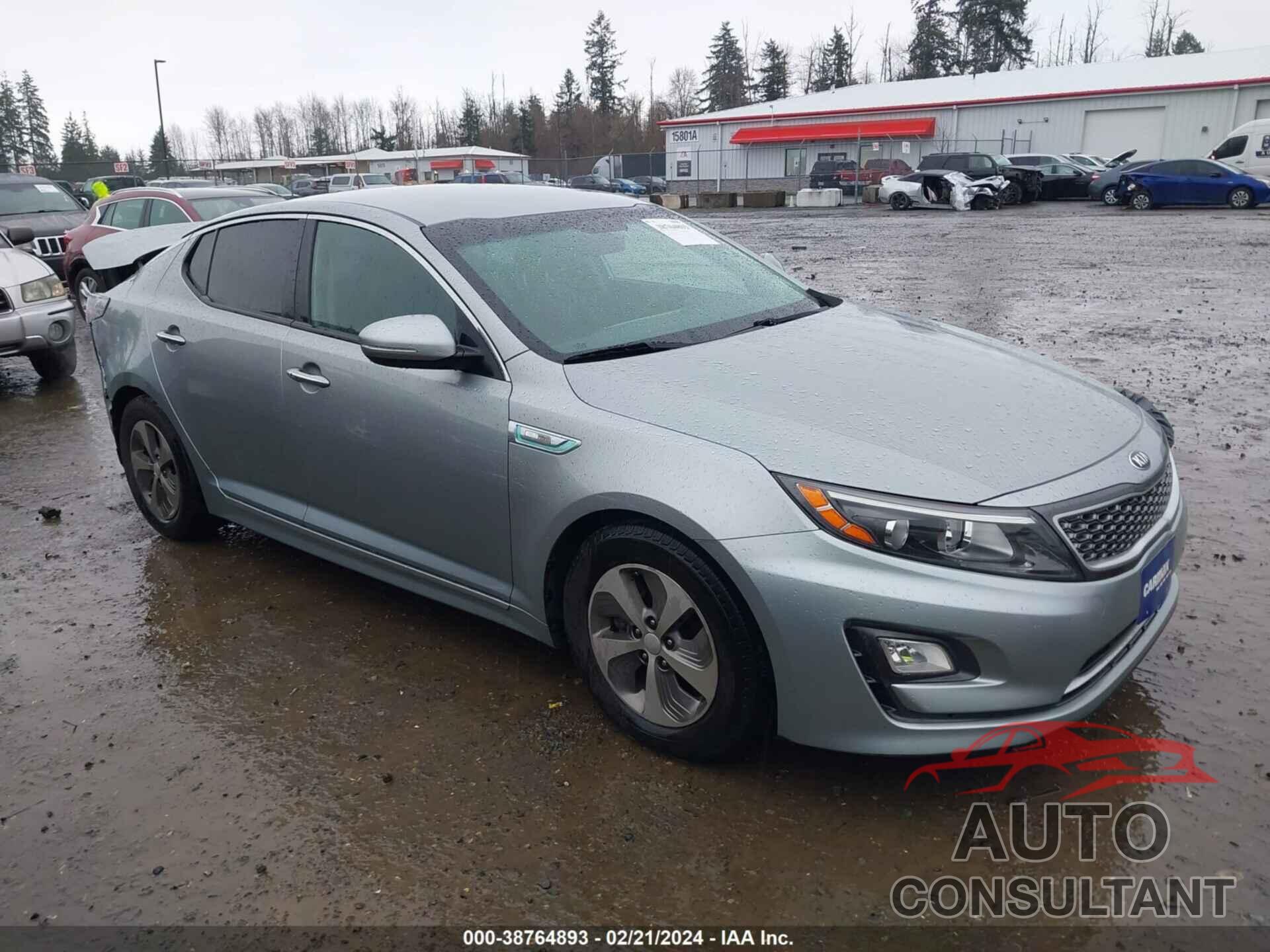 KIA OPTIMA HYBRID 2014 - KNAGM4AD3E5070501