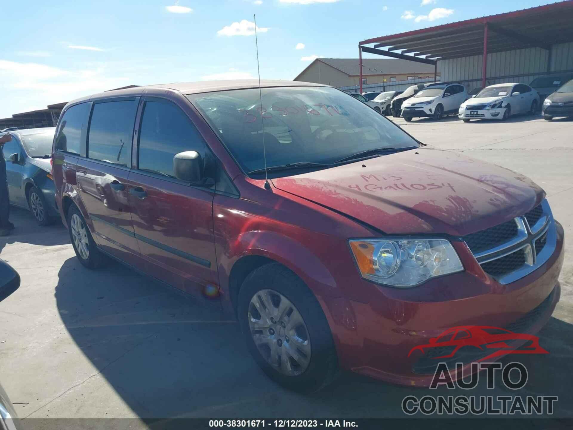 DODGE GRAND CARAVAN 2015 - 2C4RDGBG6FR682671