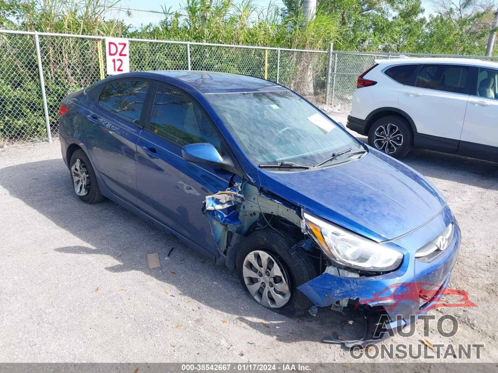 HYUNDAI ACCENT 2017 - KMHCT4AE5HU287115