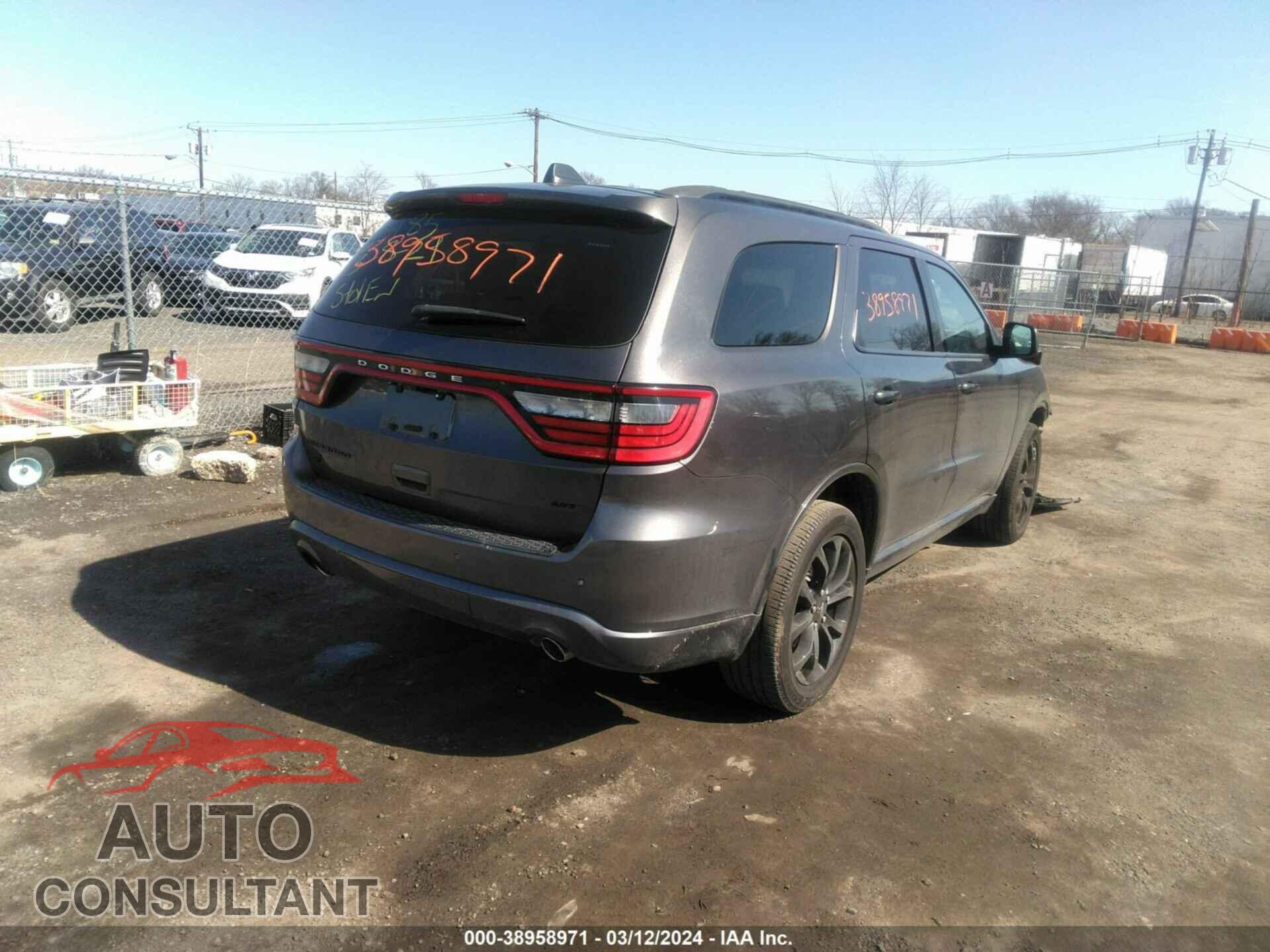 DODGE DURANGO 2019 - 1C4RDJDG5KC526151