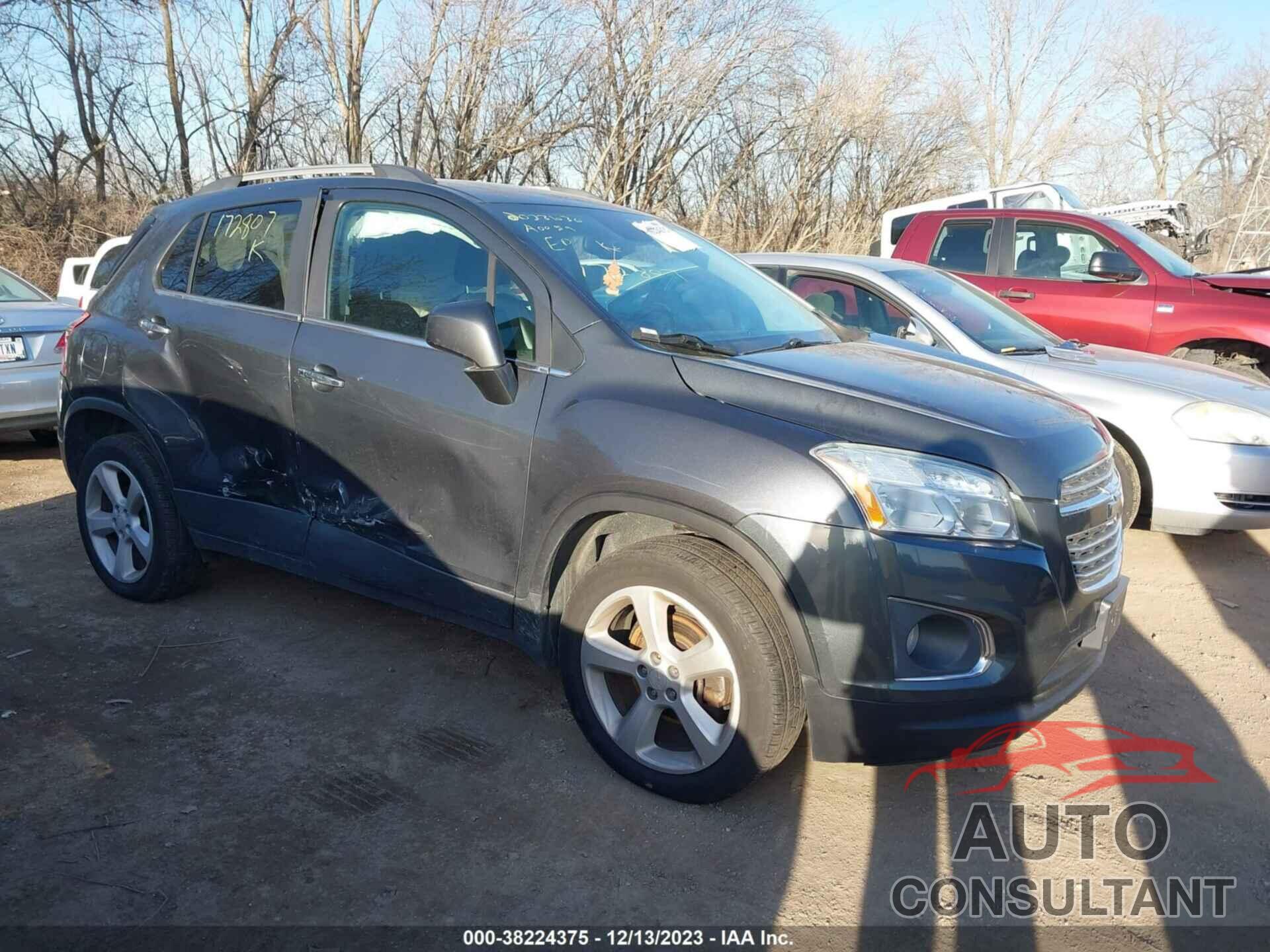 CHEVROLET TRAX 2016 - 3GNCJRSB2GL172807