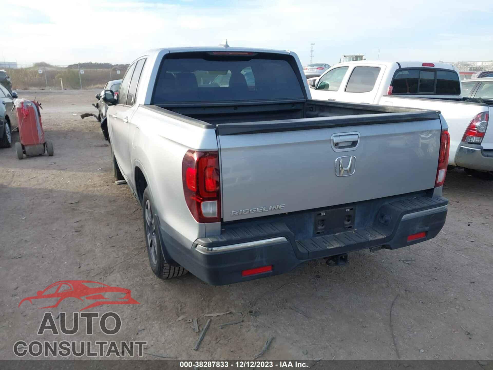 HONDA RIDGELINE 2017 - 5FPYK2F62HB009792
