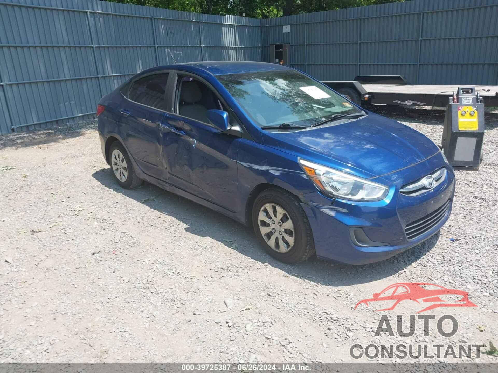 HYUNDAI ACCENT 2017 - KMHCT4AEXHU316317