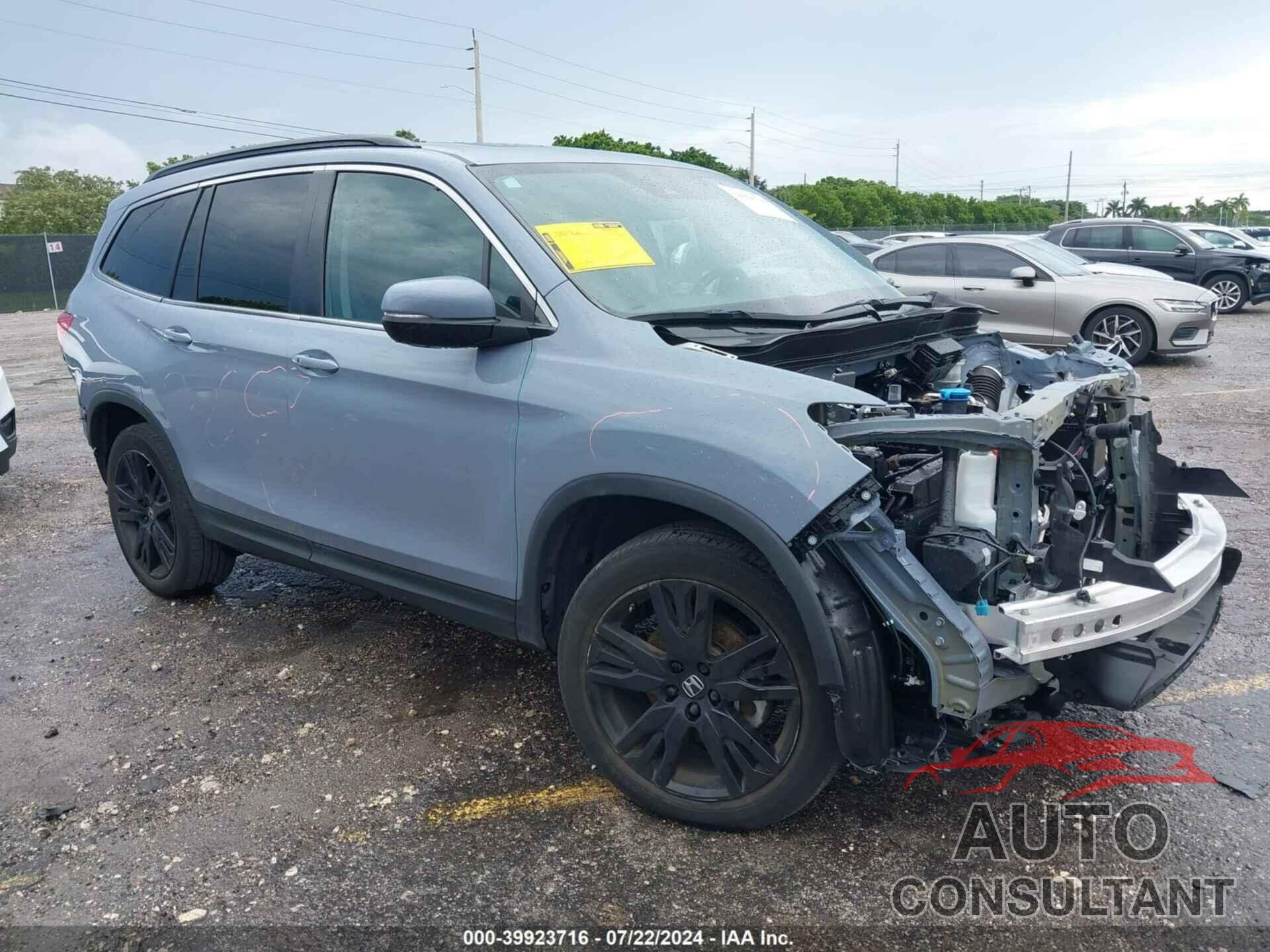 HONDA PILOT 2022 - 5FNYF5H22NB033207