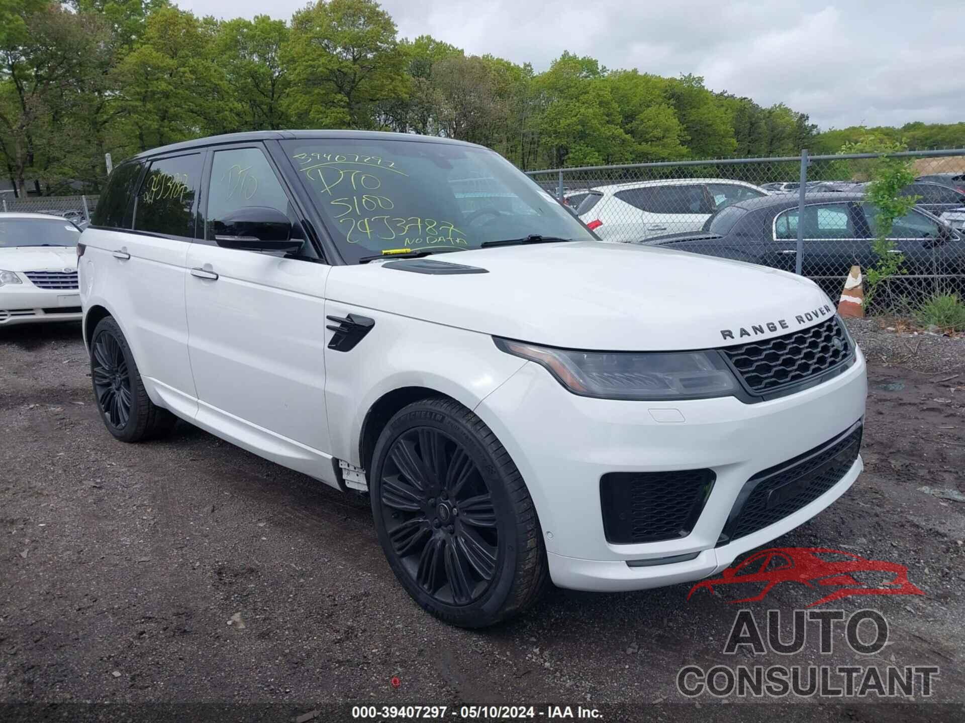 LAND ROVER RANGE ROVER SPORT 2018 - SALWV2SV3JA698480