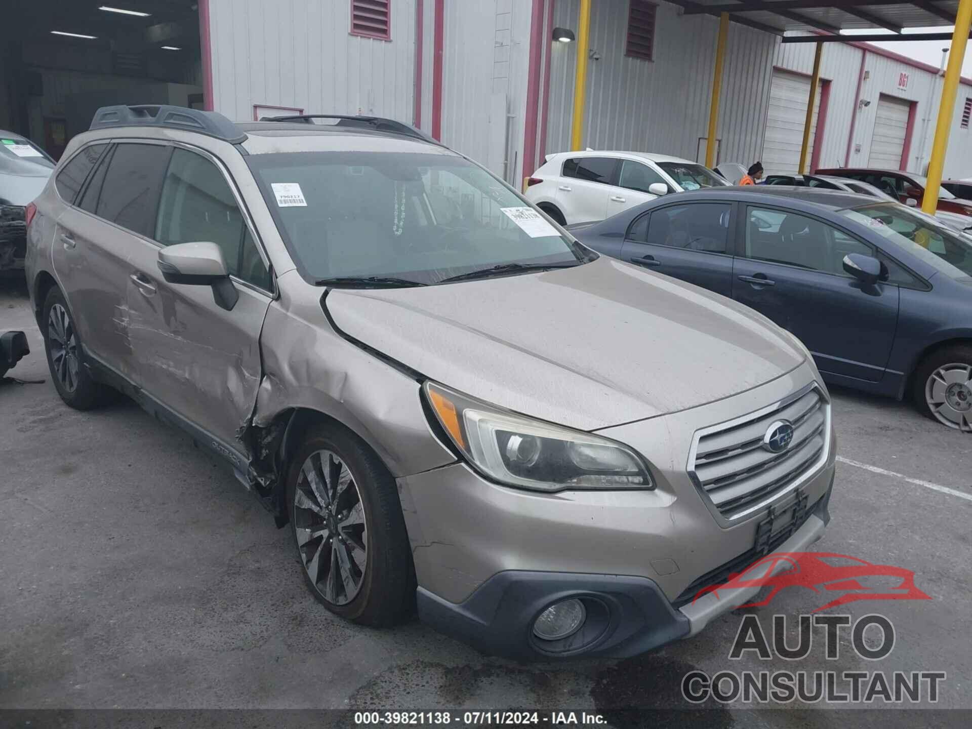 SUBARU OUTBACK 2016 - 4S4BSANC8G3252160