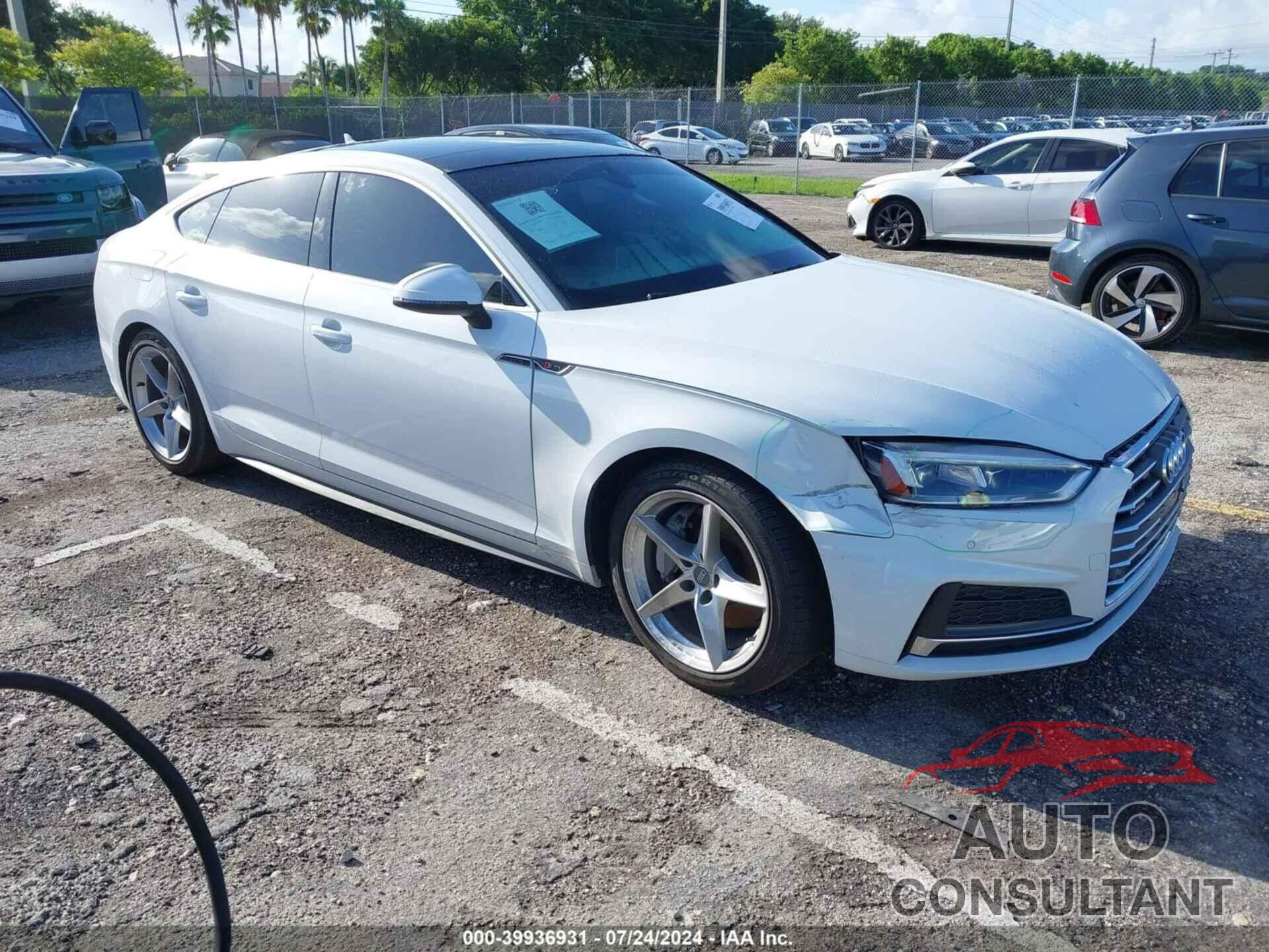 AUDI A5 2018 - WAUENCF53JA007514