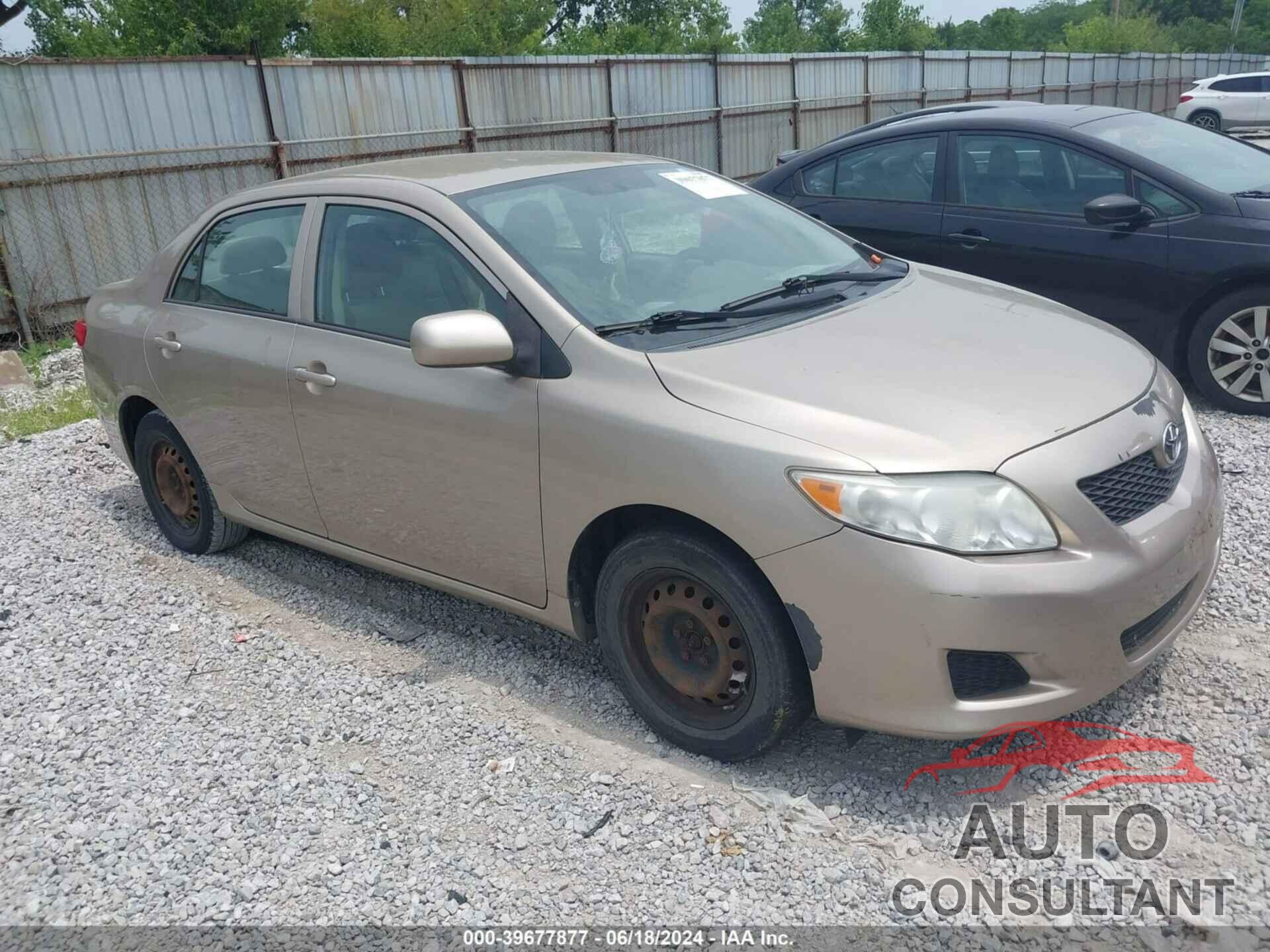 TOYOTA COROLLA 2009 - 1NXBU40E99Z062112