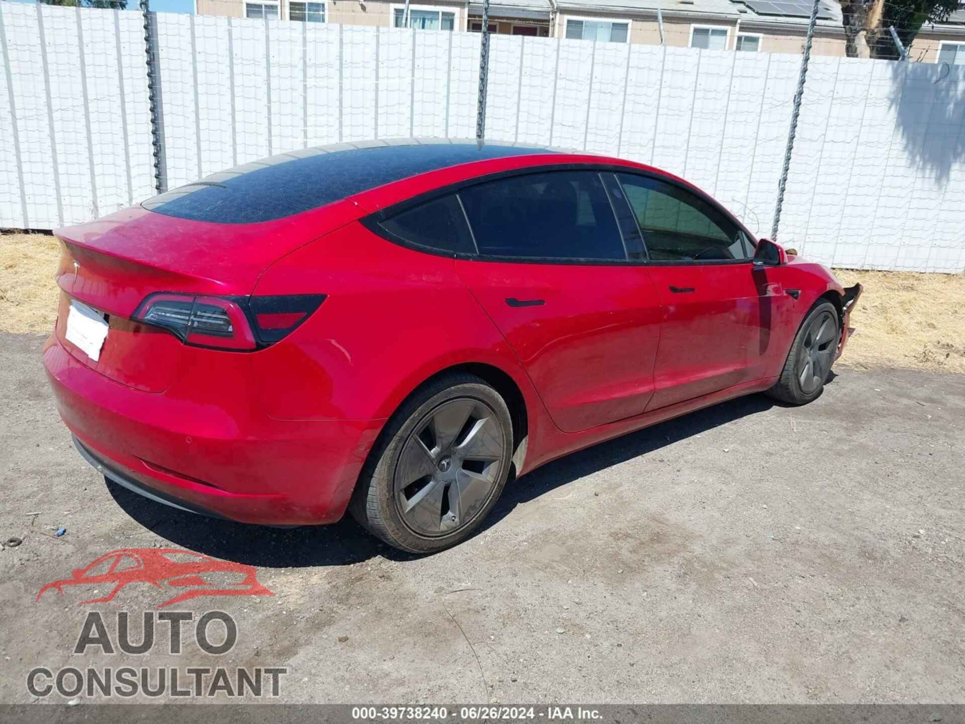 TESLA MODEL 3 2021 - 5YJ3E1EAXMF878905