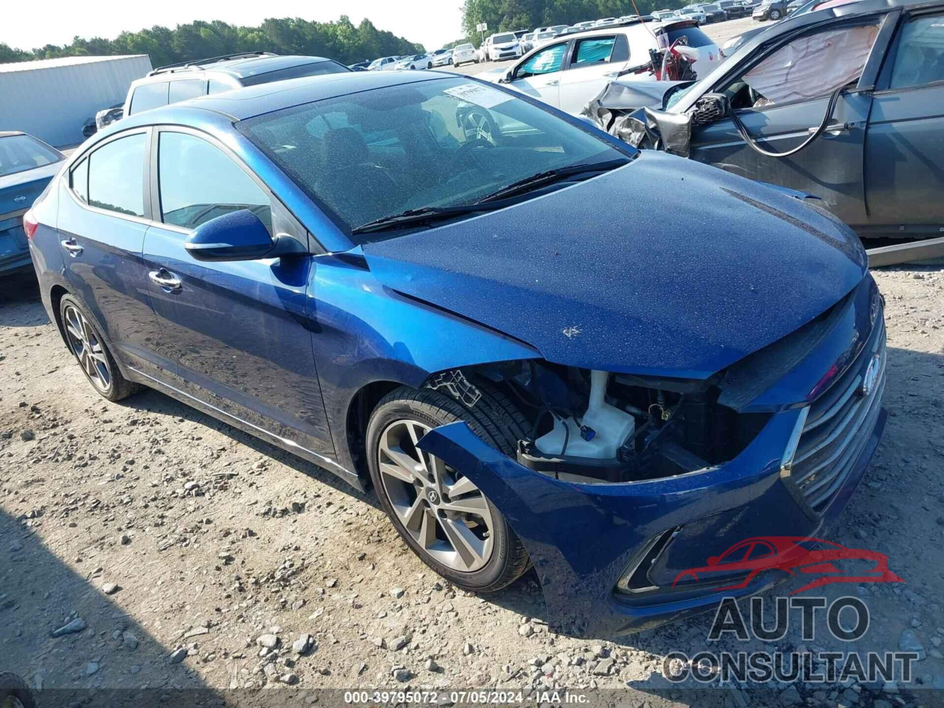 HYUNDAI ELANTRA 2017 - 5NPD84LF8HH061404