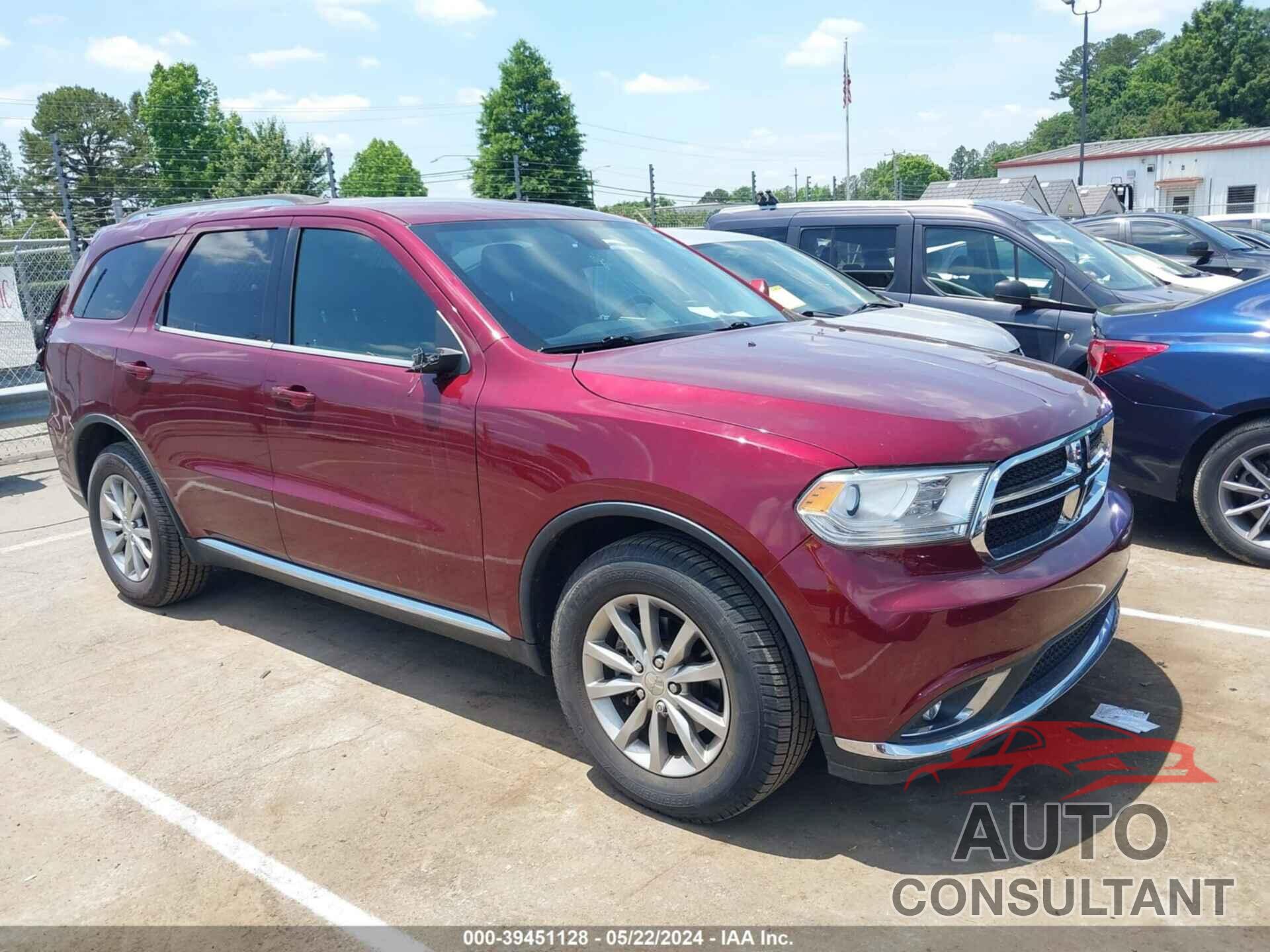 DODGE DURANGO 2017 - 1C4RDHAG4HC748444