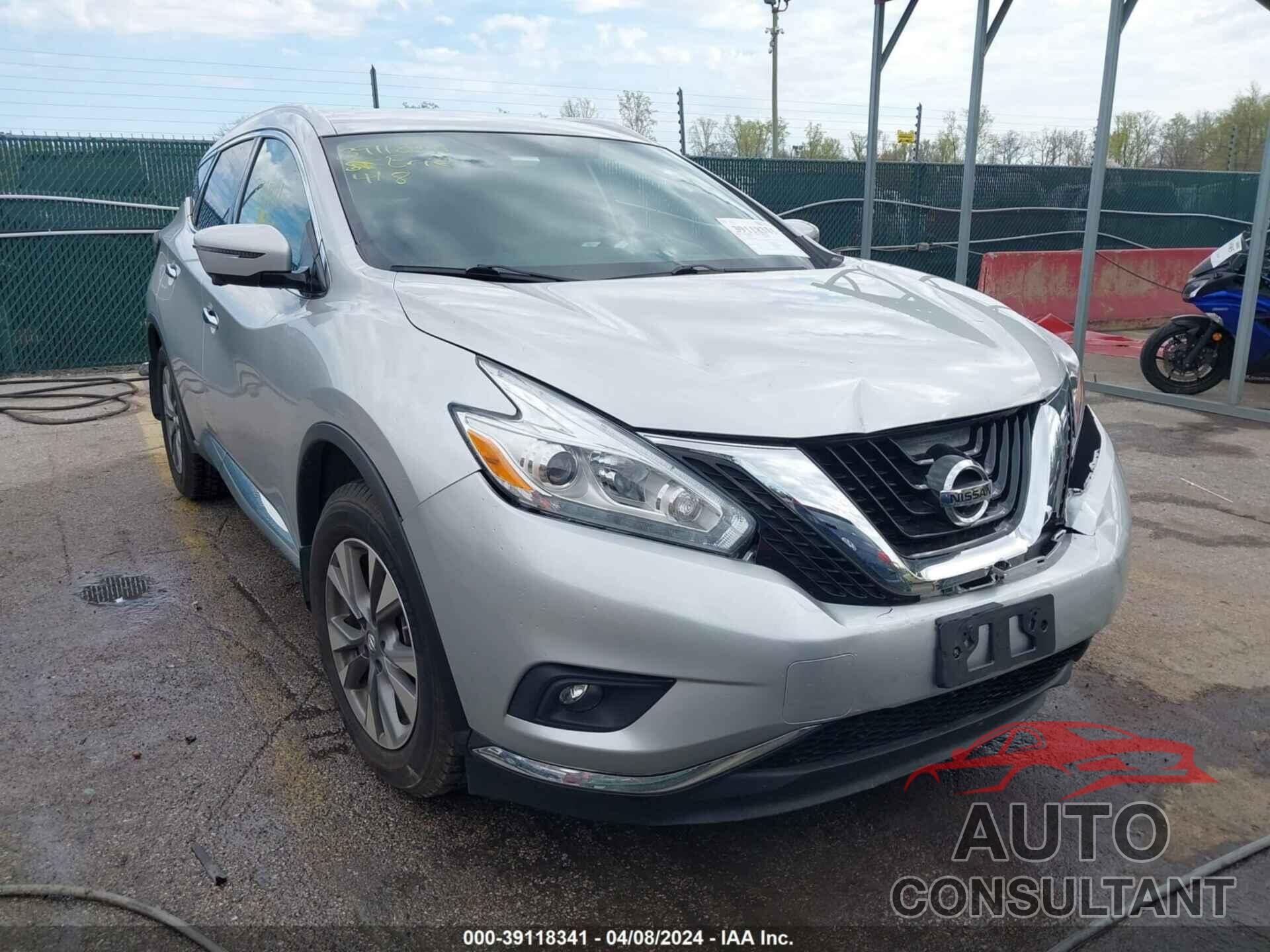 NISSAN MURANO 2017 - 5N1AZ2MH6HN160416