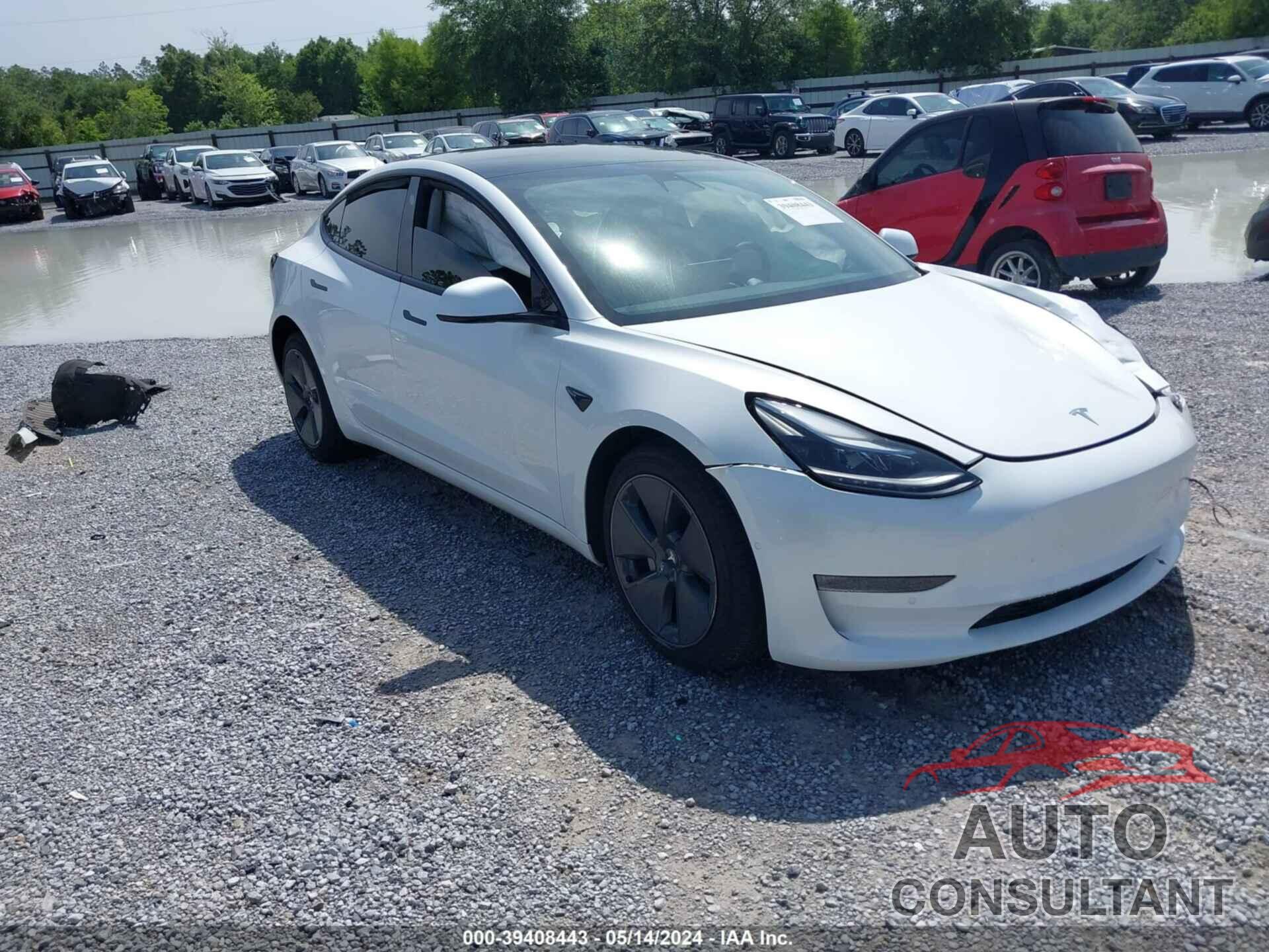 TESLA MODEL 3 2022 - 5YJ3E1EBXNF152813