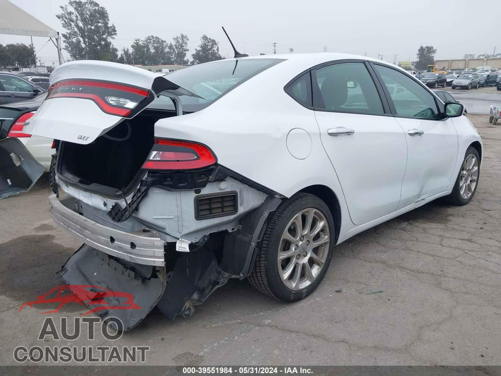 DODGE DART 2016 - 1C3CDFFA8GD820967