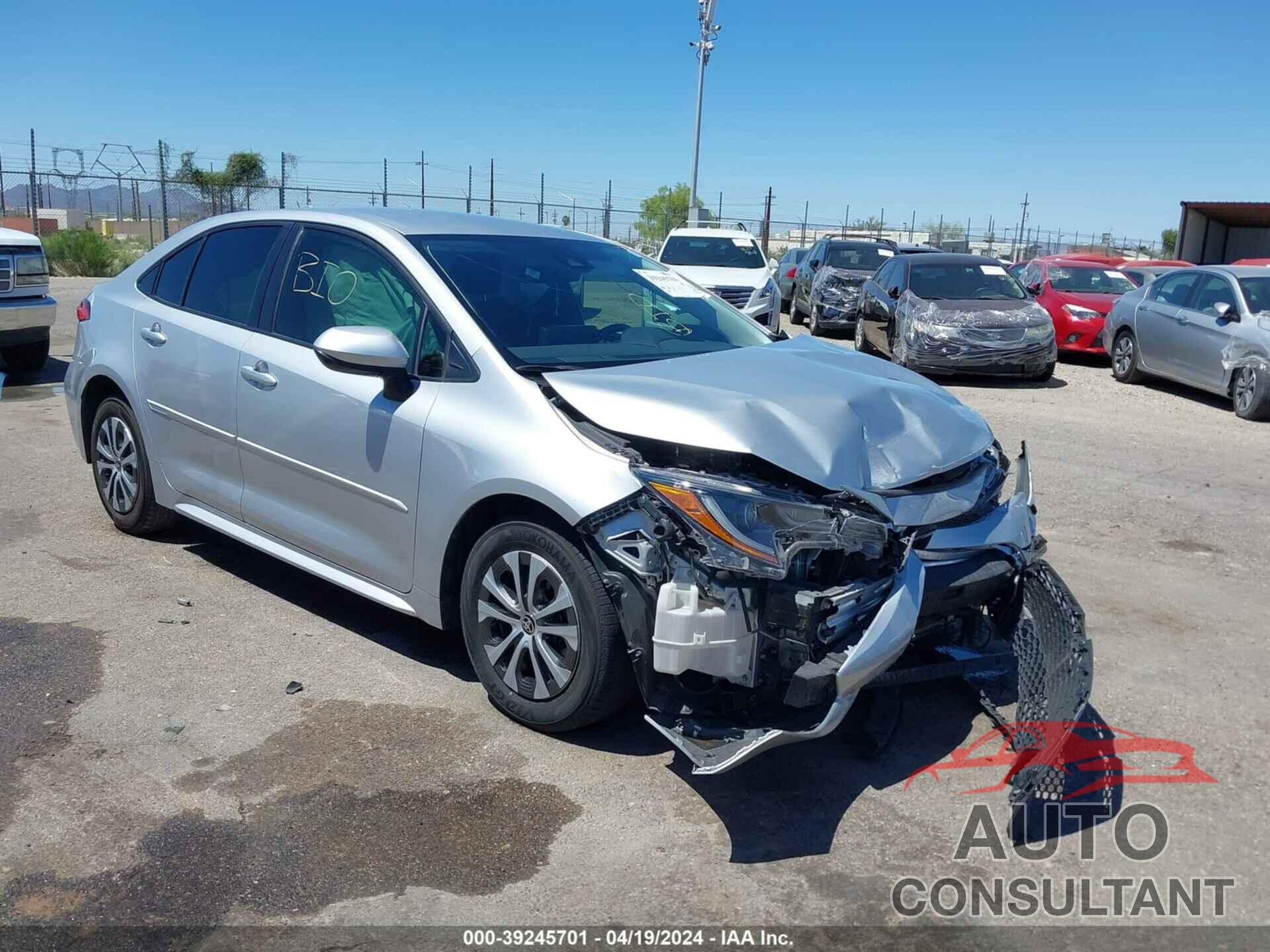 TOYOTA COROLLA 2022 - JTDEAMDE6NJ048720
