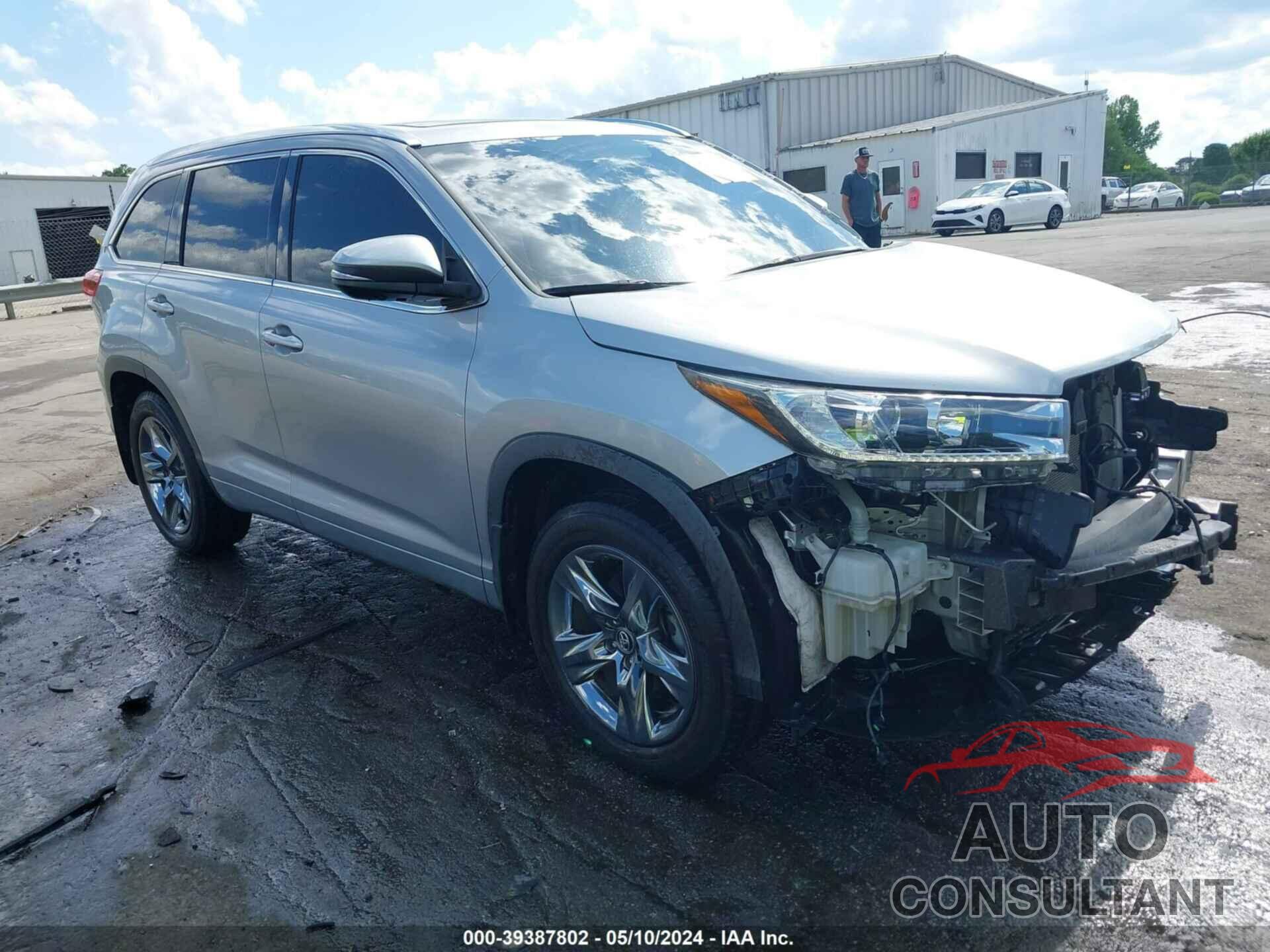 TOYOTA HIGHLANDER 2019 - 5TDDZRFH6KS932194