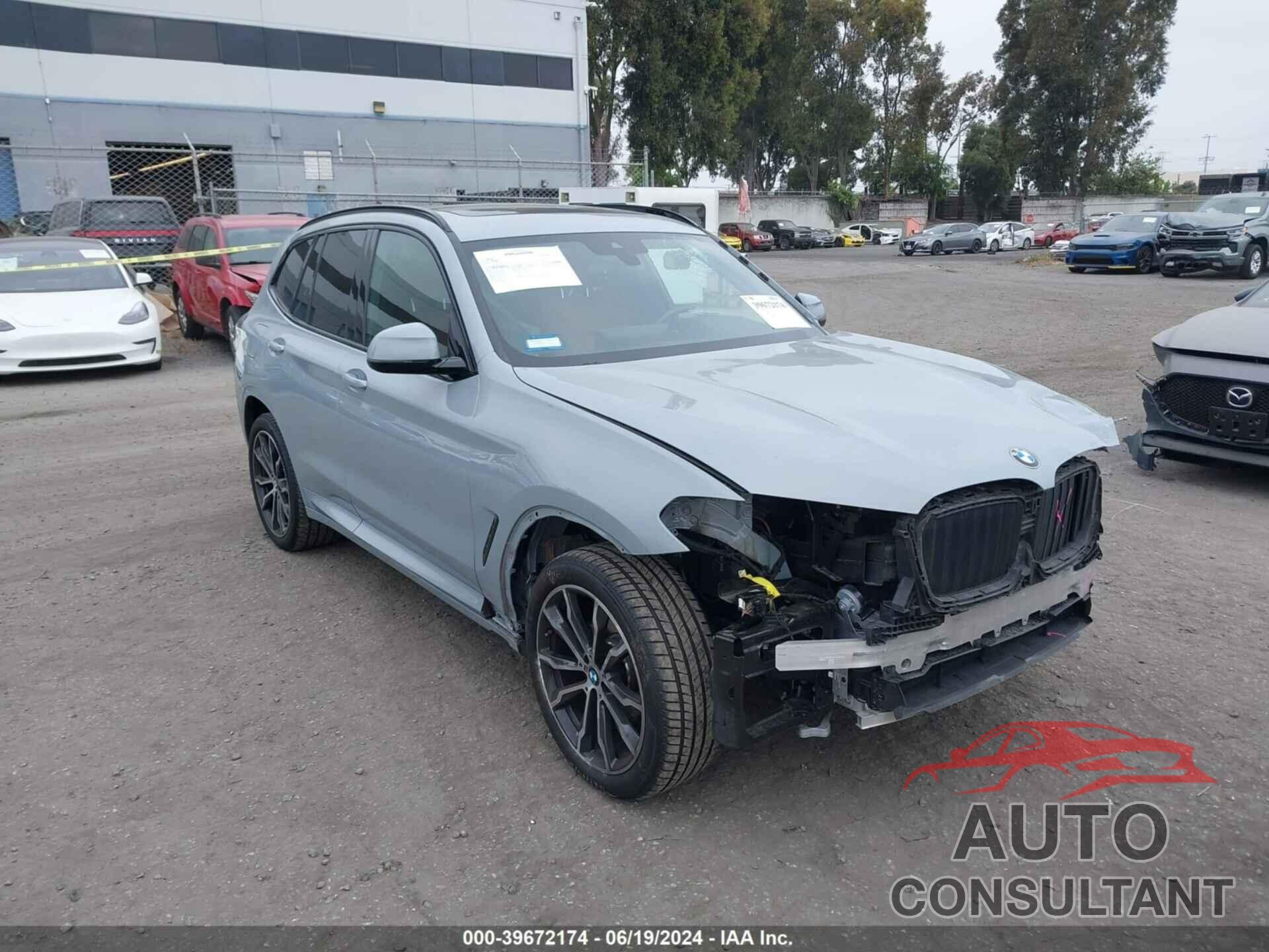 BMW X3 2022 - 5UX43DP0XN9M43988