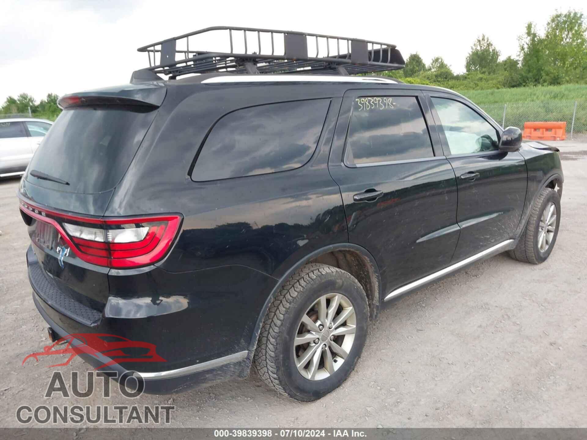 DODGE DURANGO 2017 - 1C4RDJAG4HC850852