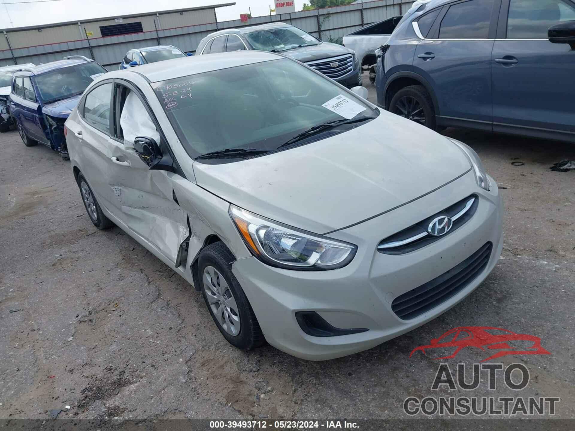 HYUNDAI ACCENT 2016 - KMHCT4AE1GU108387