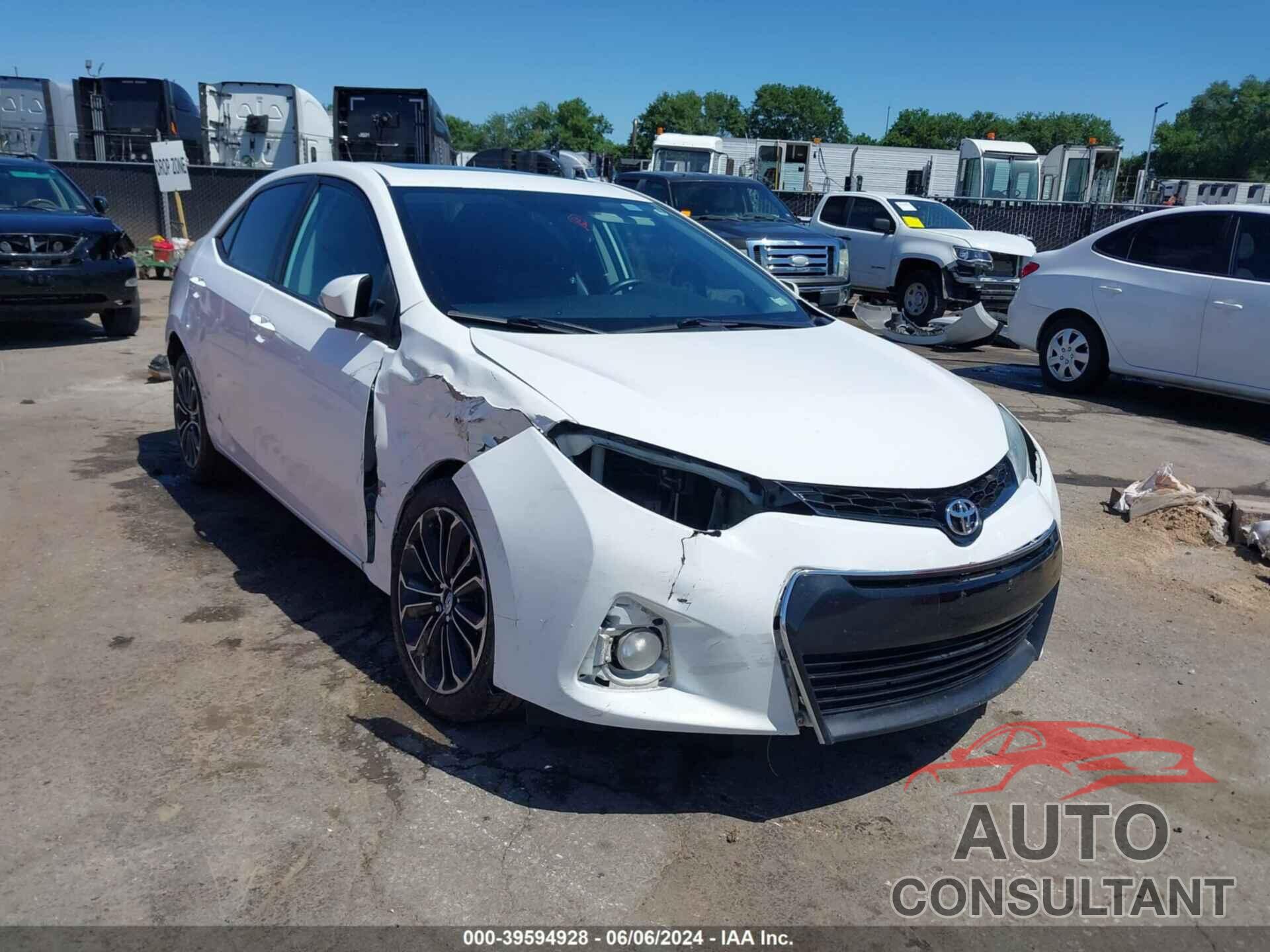 TOYOTA COROLLA 2016 - 5YFBURHE5GP414716
