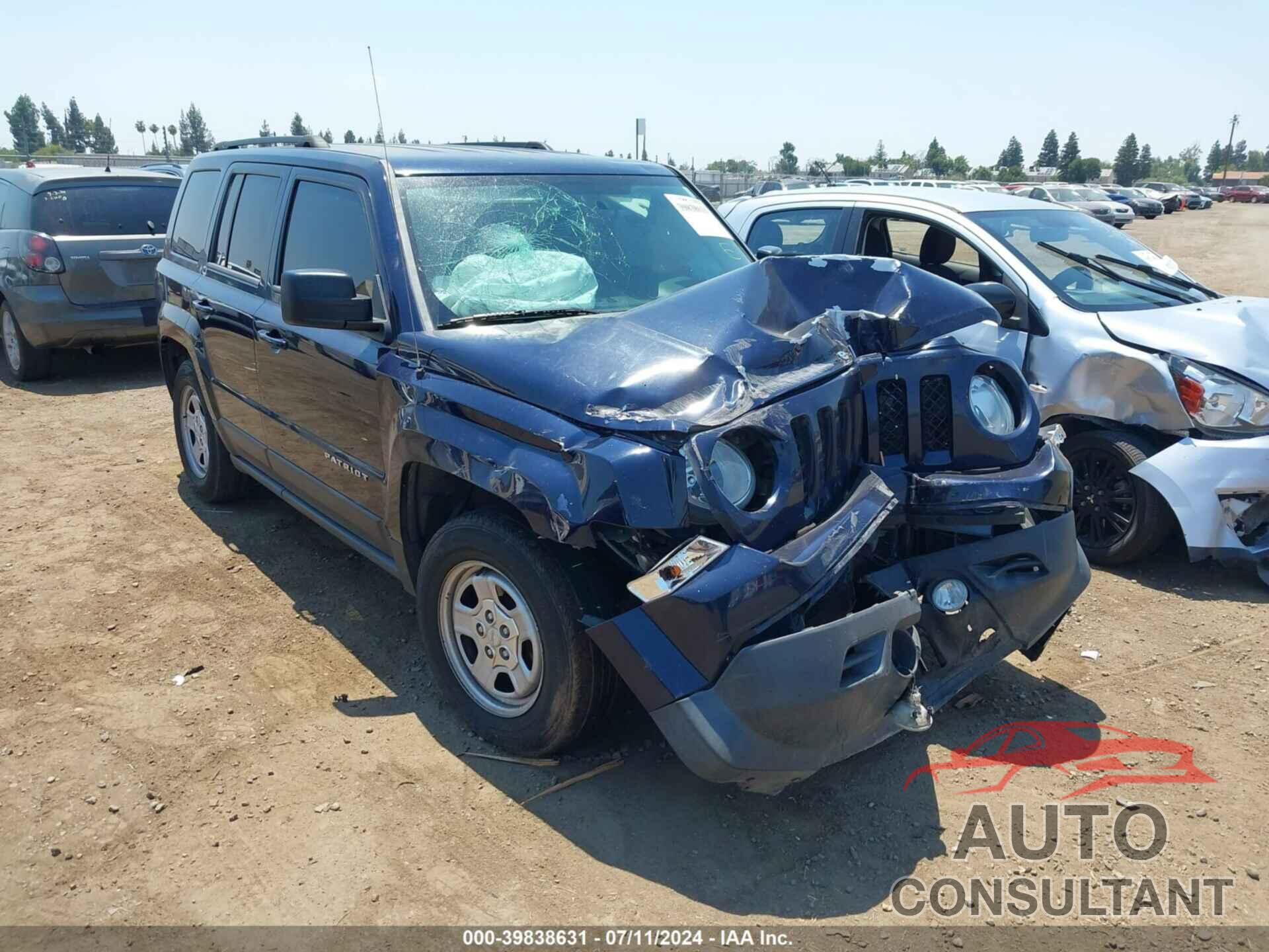 JEEP PATRIOT 2016 - 1C4NJRBBXGD557135