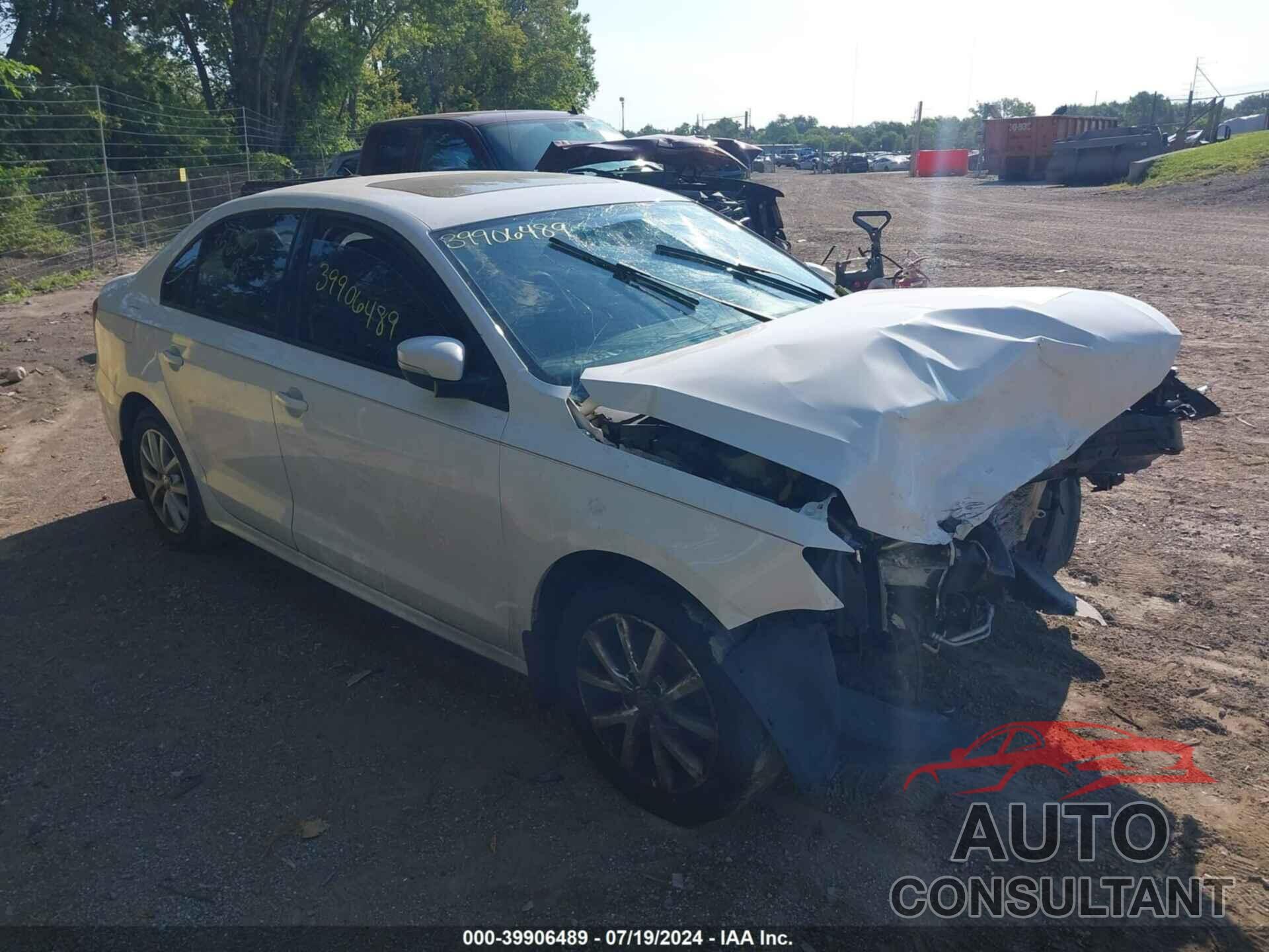 VOLKSWAGEN JETTA 2012 - 3VWDP7AJ6CM356805