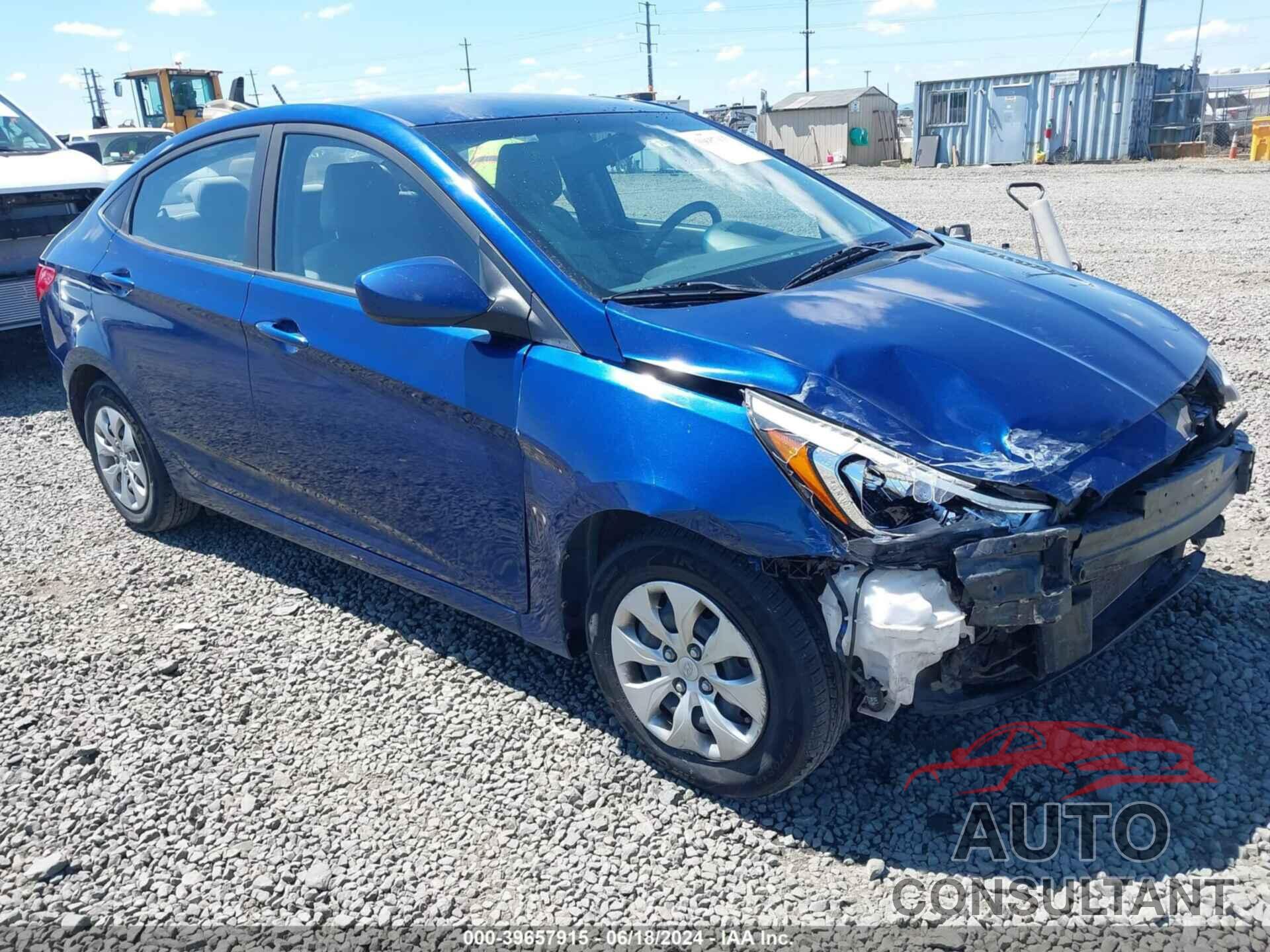 HYUNDAI ACCENT 2016 - KMHCT4AEXGU089788