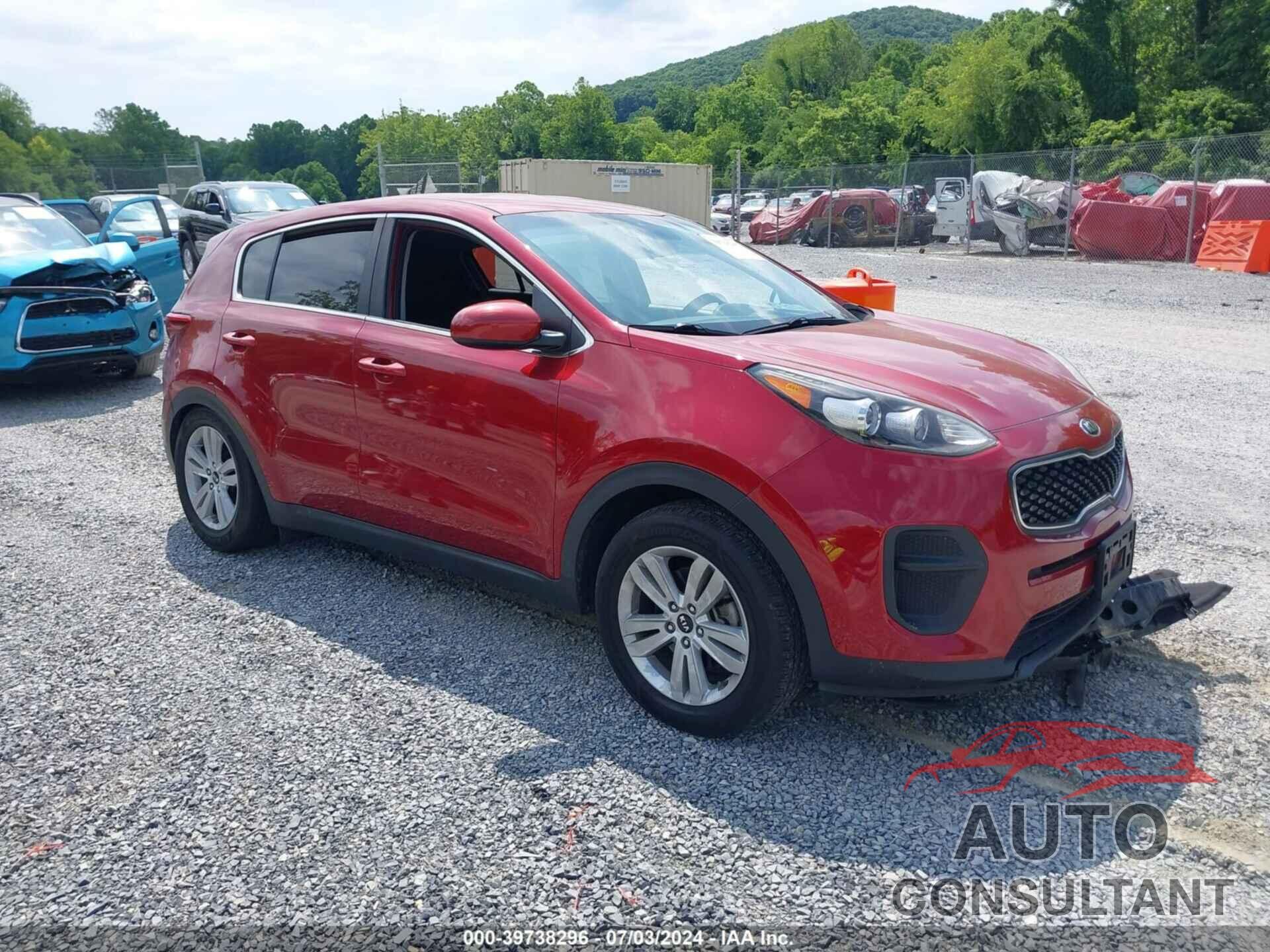 KIA SPORTAGE 2018 - KNDPM3ACXJ7455184