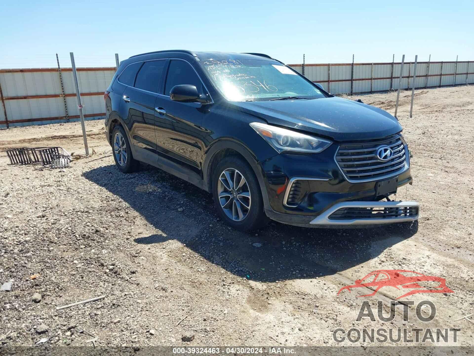 HYUNDAI SANTA FE 2017 - KM8SM4HF2HU175346