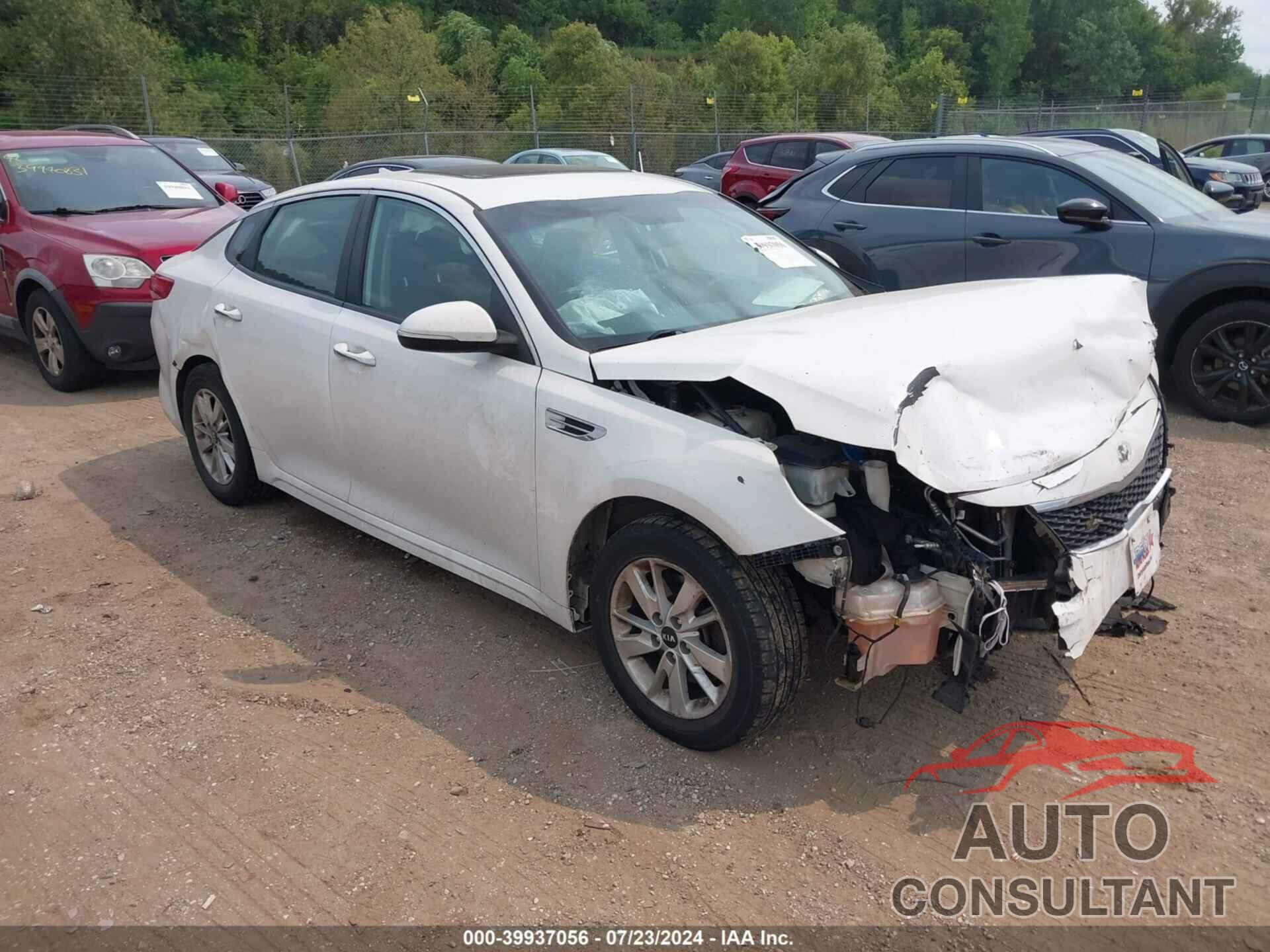KIA OPTIMA 2016 - KNAGT4L36G5071099