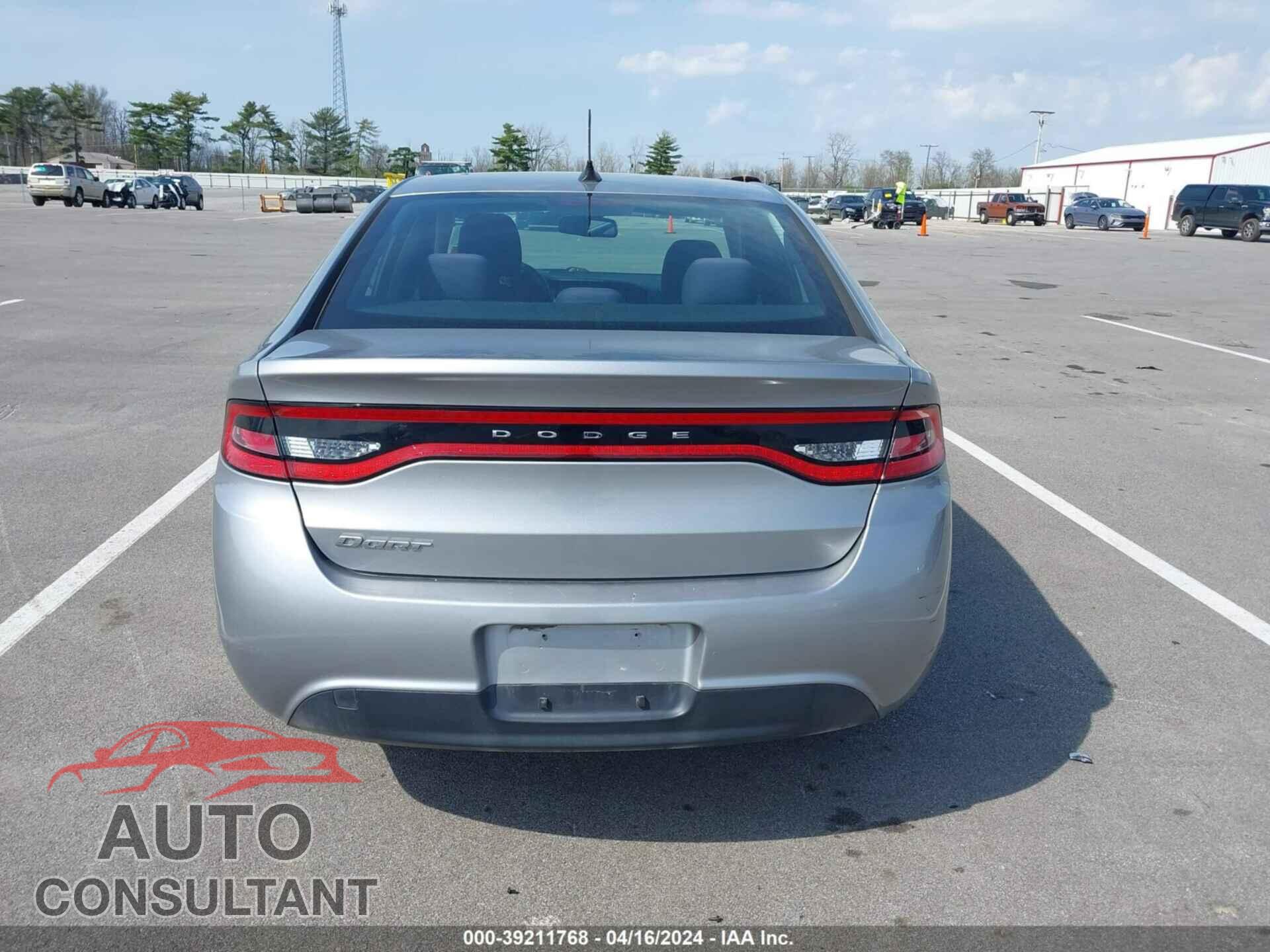 DODGE DART 2015 - 1C3CDFAA7FD346631