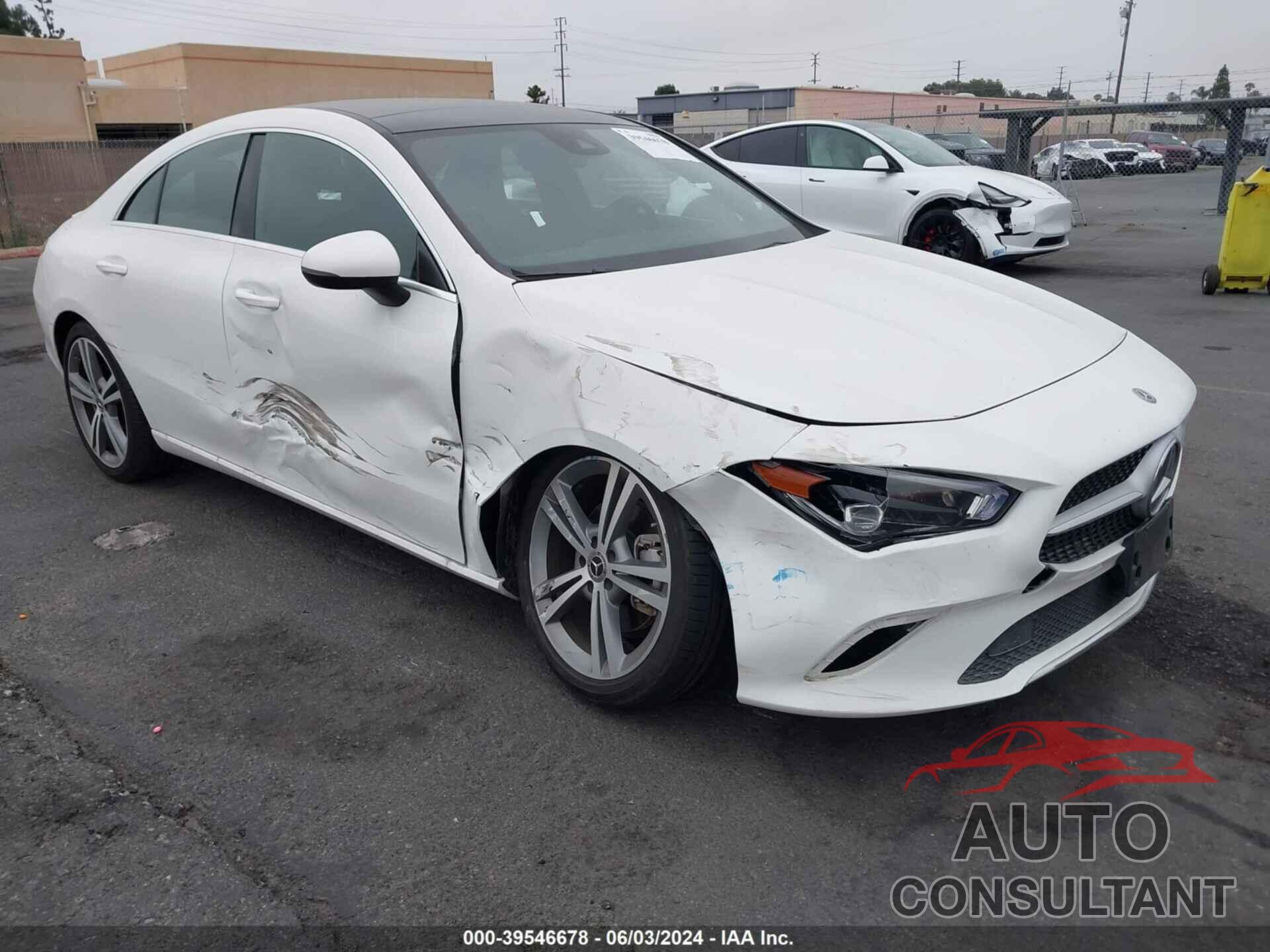 MERCEDES-BENZ CLA 250 2020 - WDD5J4GB3LN070011