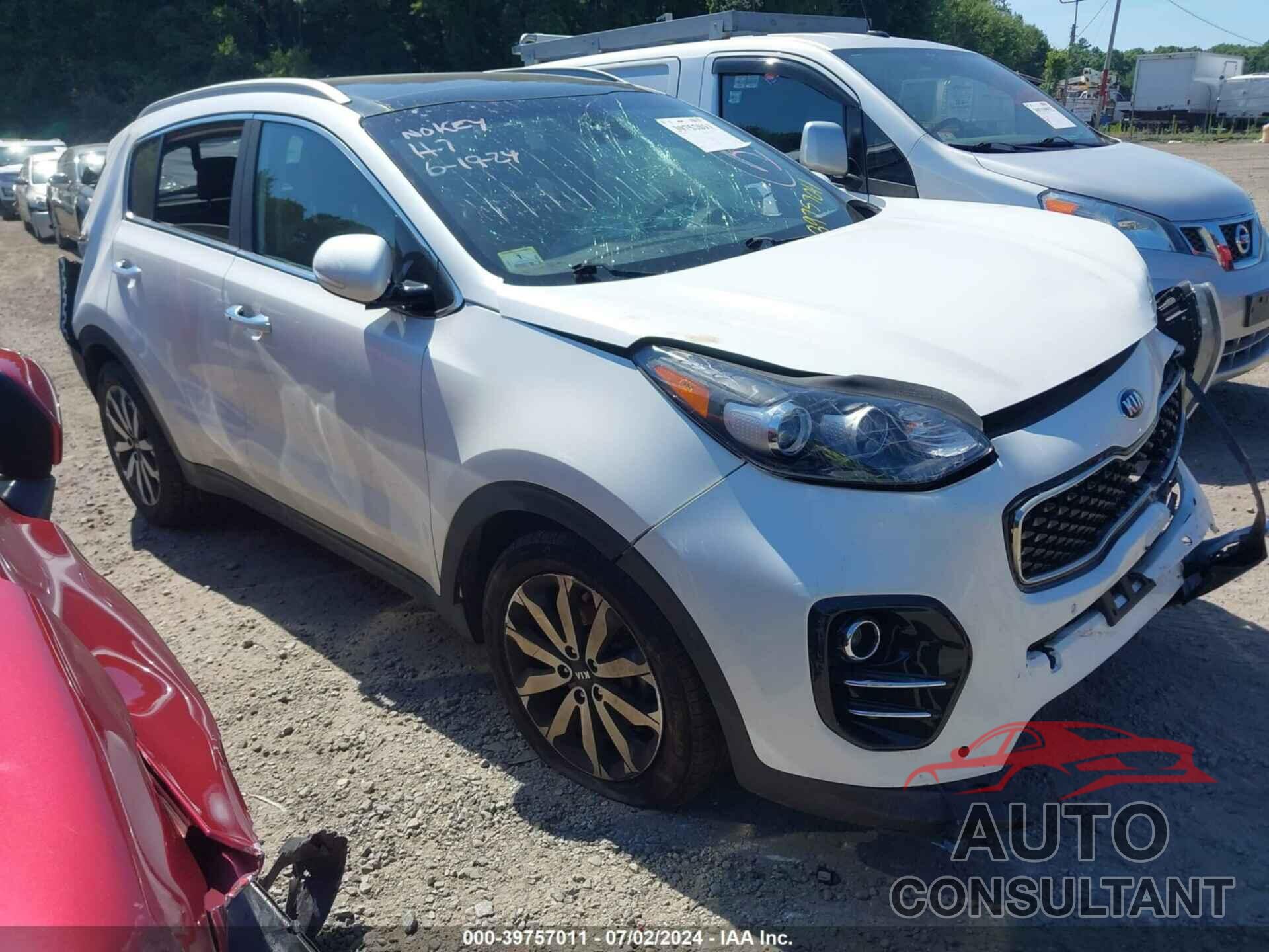 KIA SPORTAGE 2017 - KNDPN3AC4H7033029