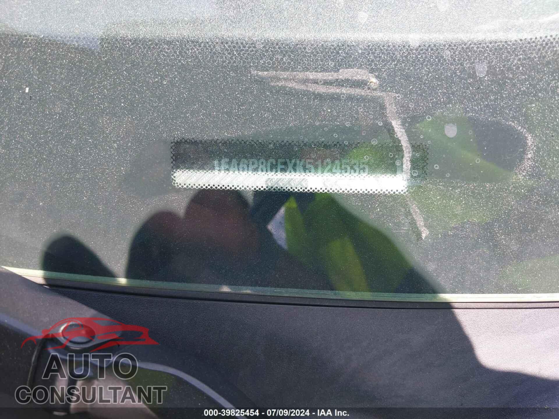 FORD MUSTANG 2019 - 1FA6P8CFXK5124535