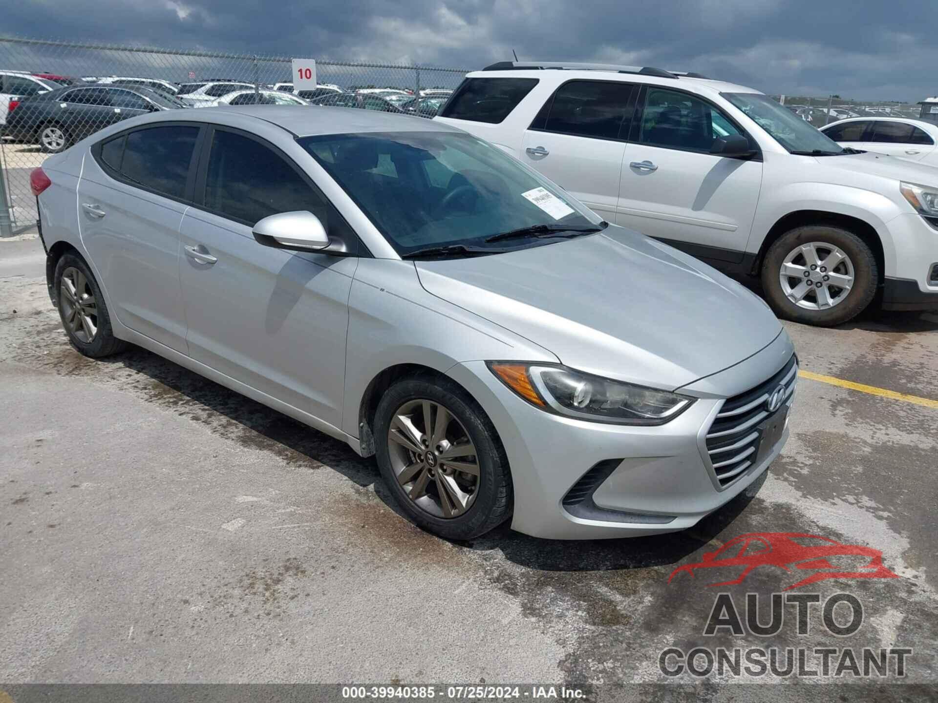 HYUNDAI ELANTRA 2017 - 5NPD84LF9HH121609