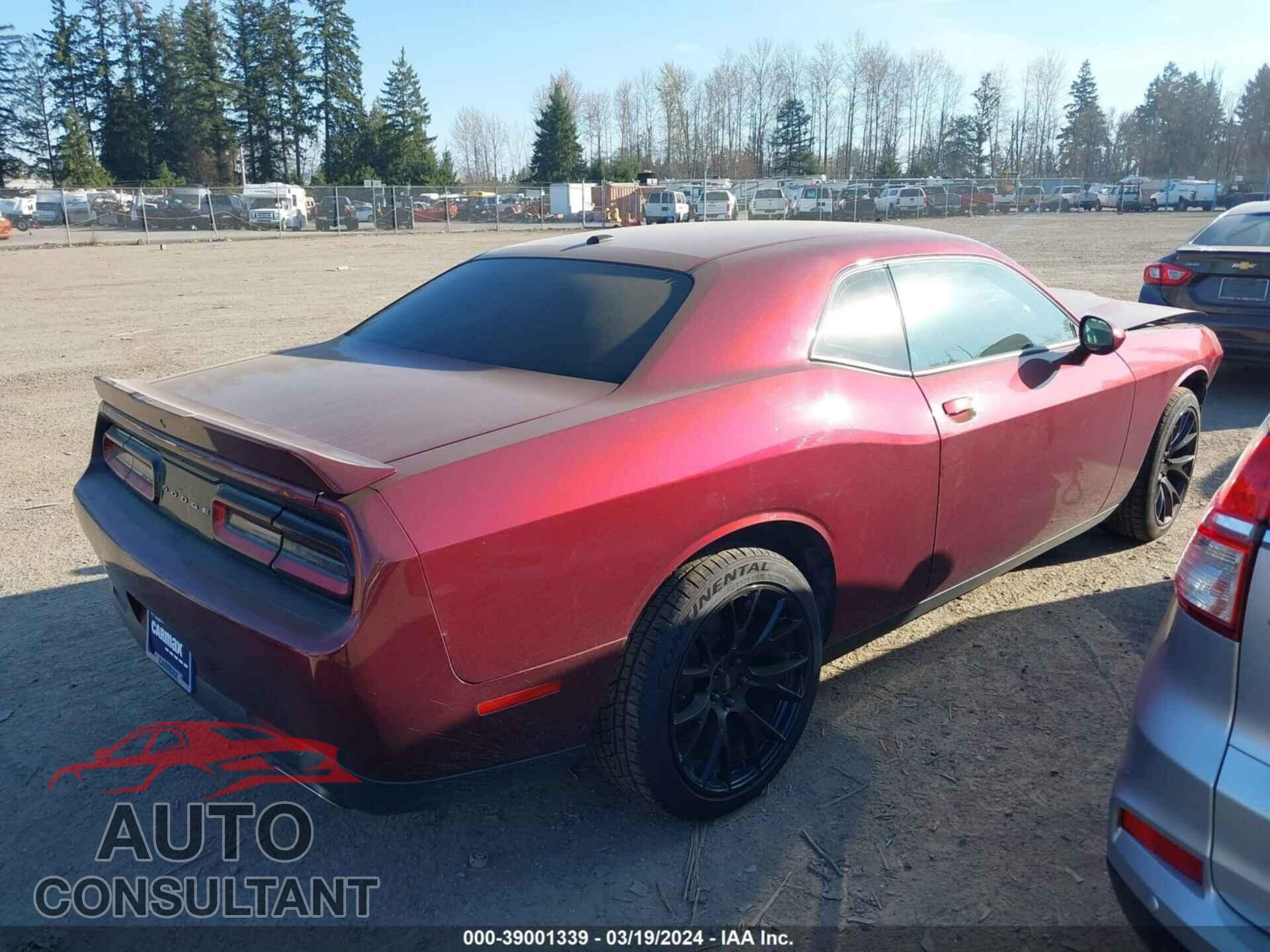 DODGE CHALLENGER 2019 - 2C3CDZAG1KH731461