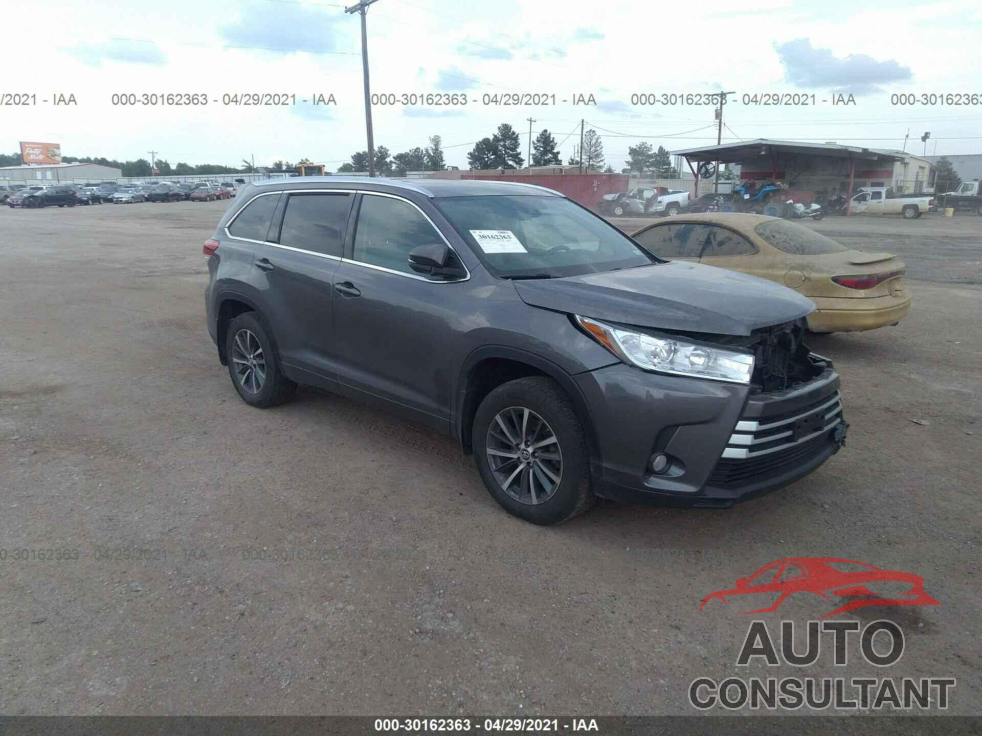 TOYOTA HIGHLANDER 2017 - 5TDJZRFHXHS385104