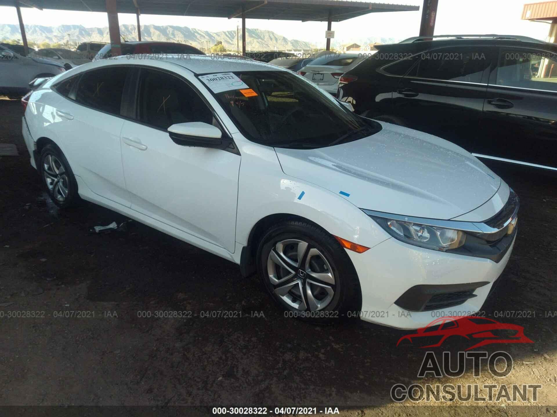 HONDA CIVIC SEDAN 2016 - 19XFC2F58GE034883