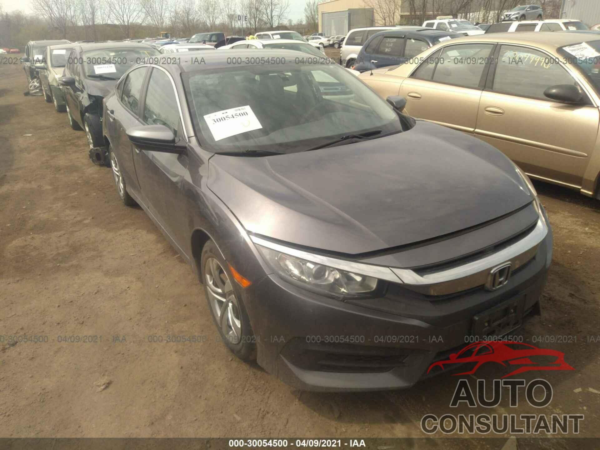 HONDA CIVIC SEDAN 2016 - 19XFC2F53GE030062