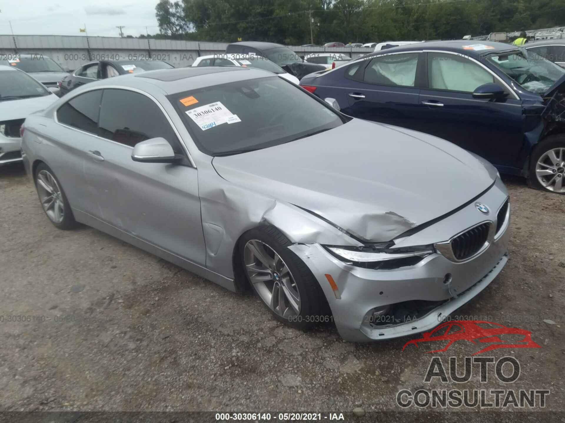 BMW 4 SERIES 2018 - WBA4W7C59JAD29145