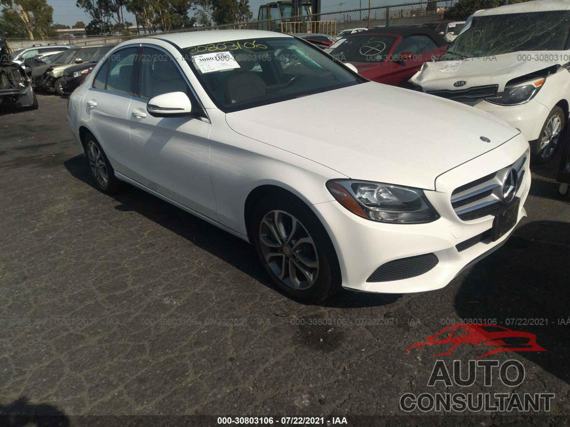 MERCEDES-BENZ C-CLASS 2016 - 55SWF4KB7GU135615