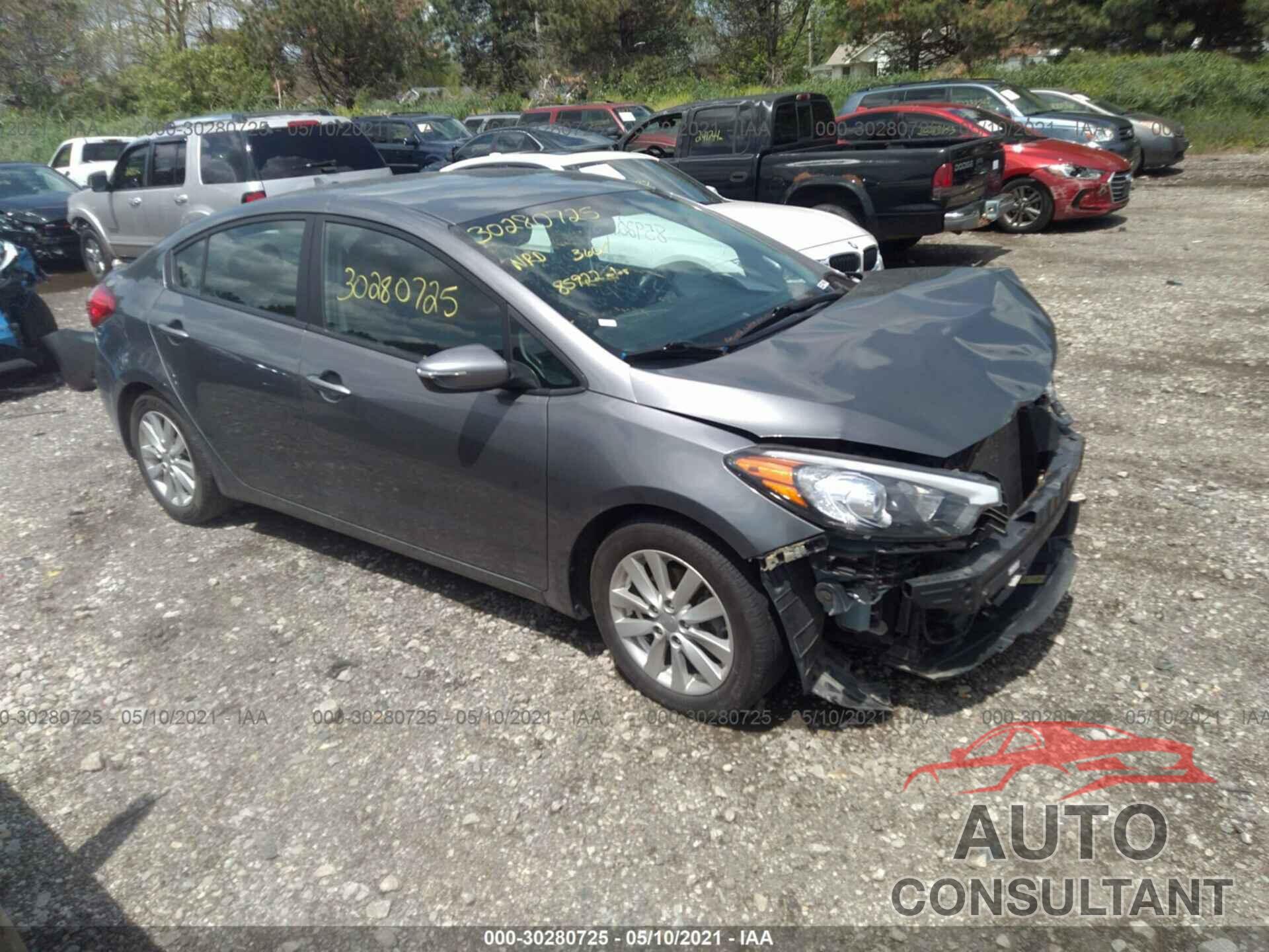 KIA FORTE 2016 - KNAFX4A62G5564842